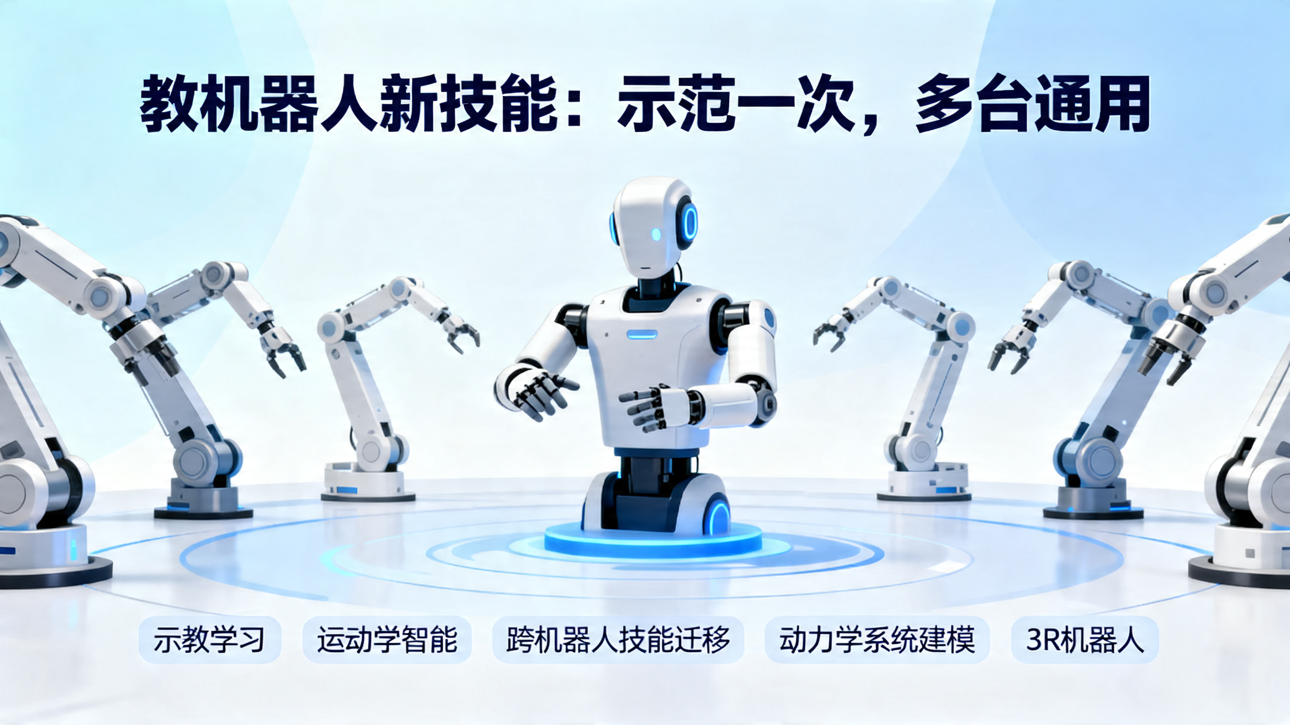 一次演示，多机通用：让机器人轻松学会彼此的技能
