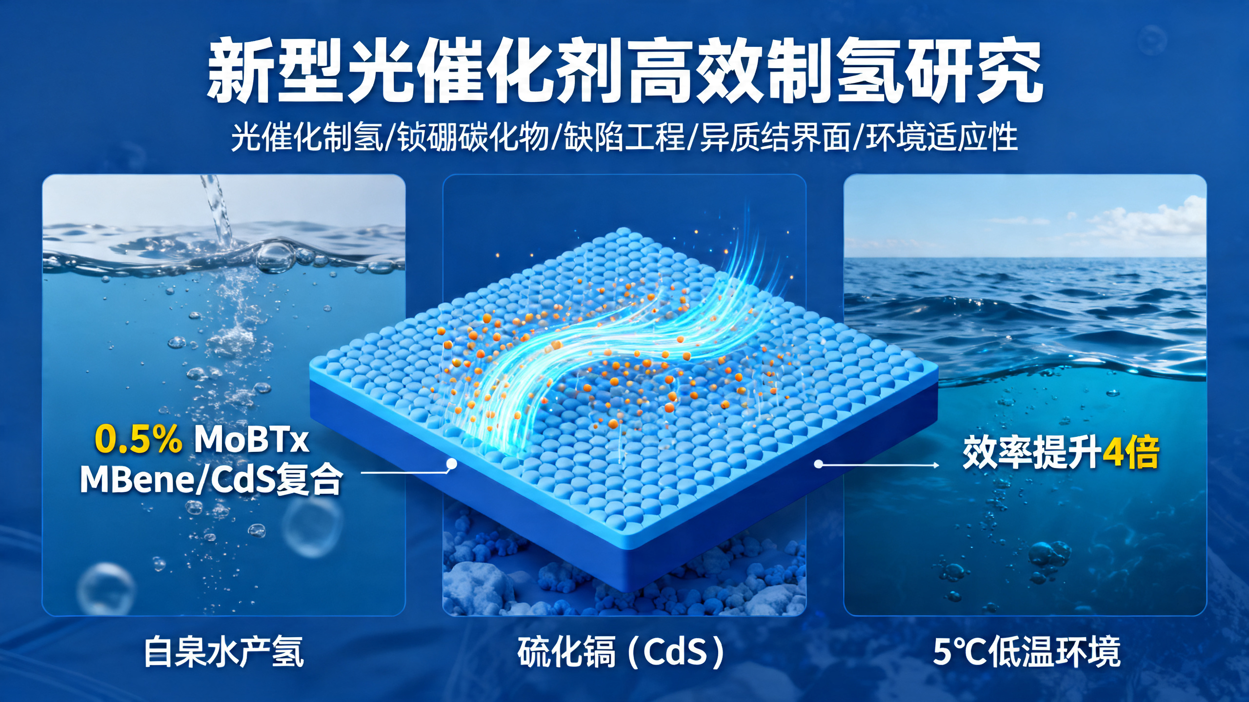 巧用微量“钼基材料”提升复杂环境中光催化制氢效率