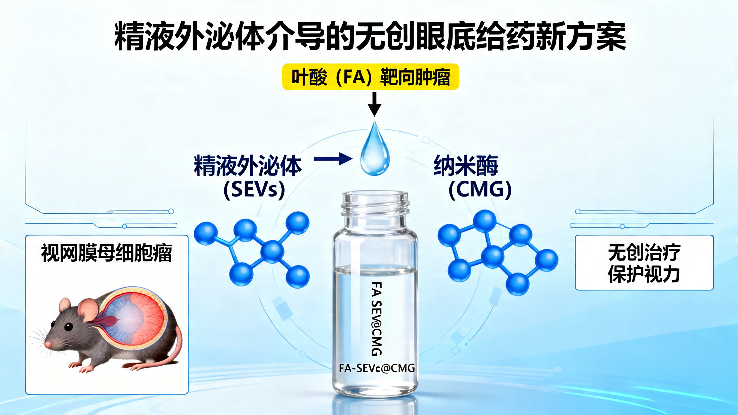 用精液来源的外泌体无创输送药物到眼底