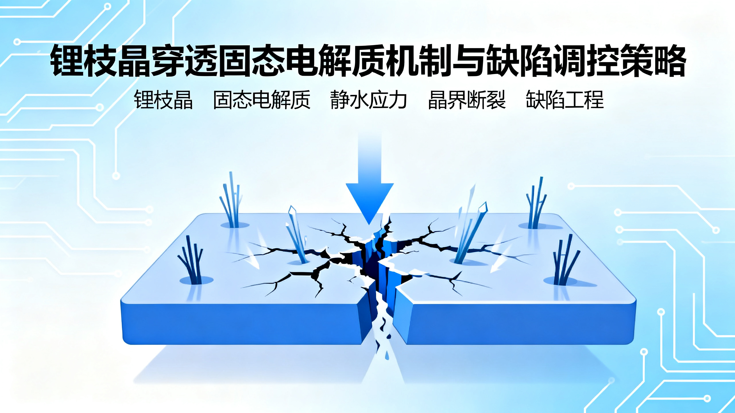 机械力导致锂枝晶刺穿石榴石固态电解质
