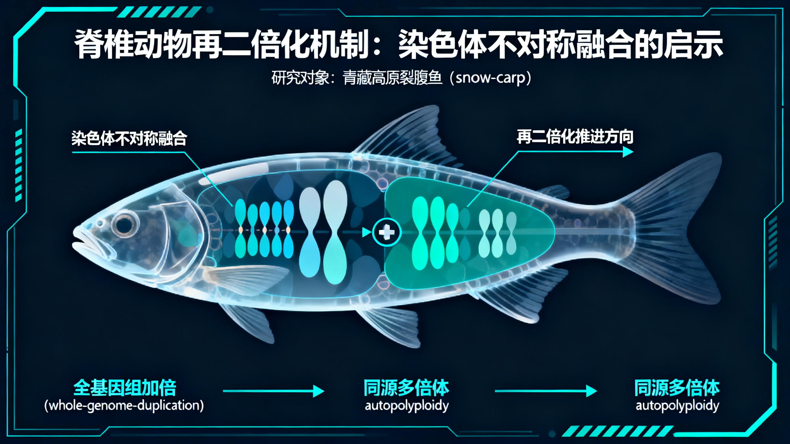 染色体“融合”让多倍体生物基因组恢复“二倍体”状态