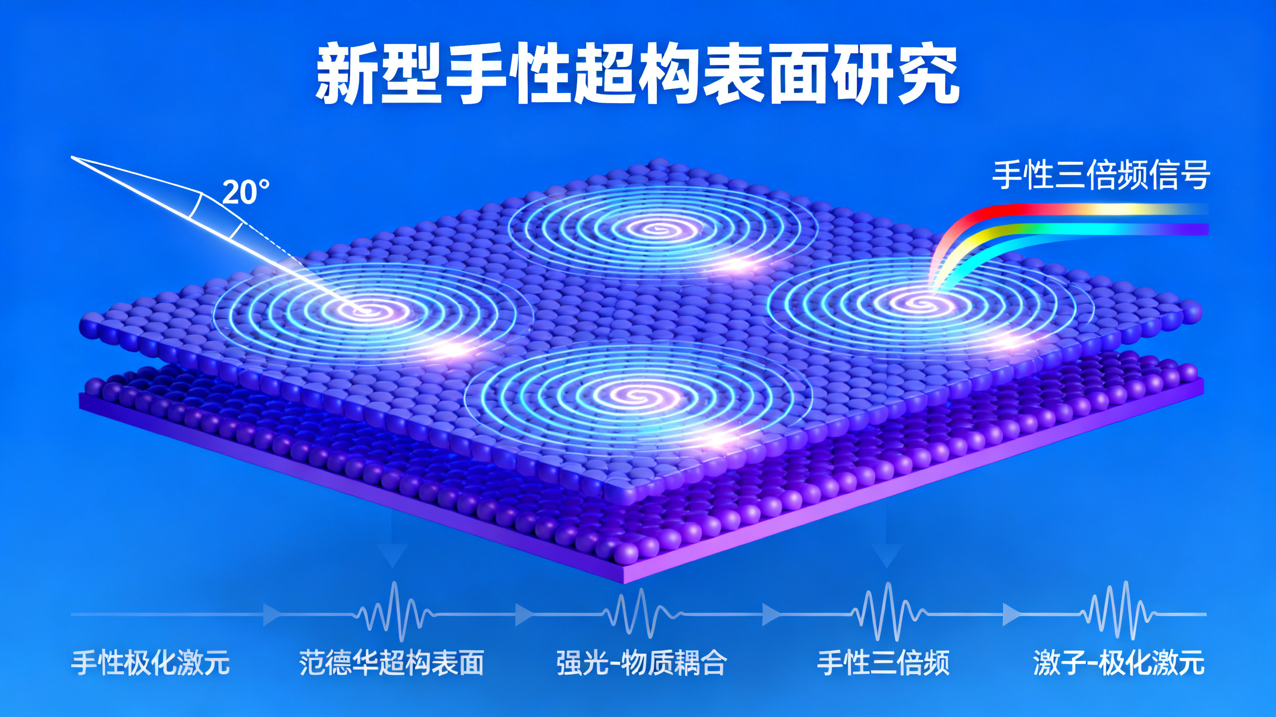 利用范德华材料超表面实现手性非线性极化激元