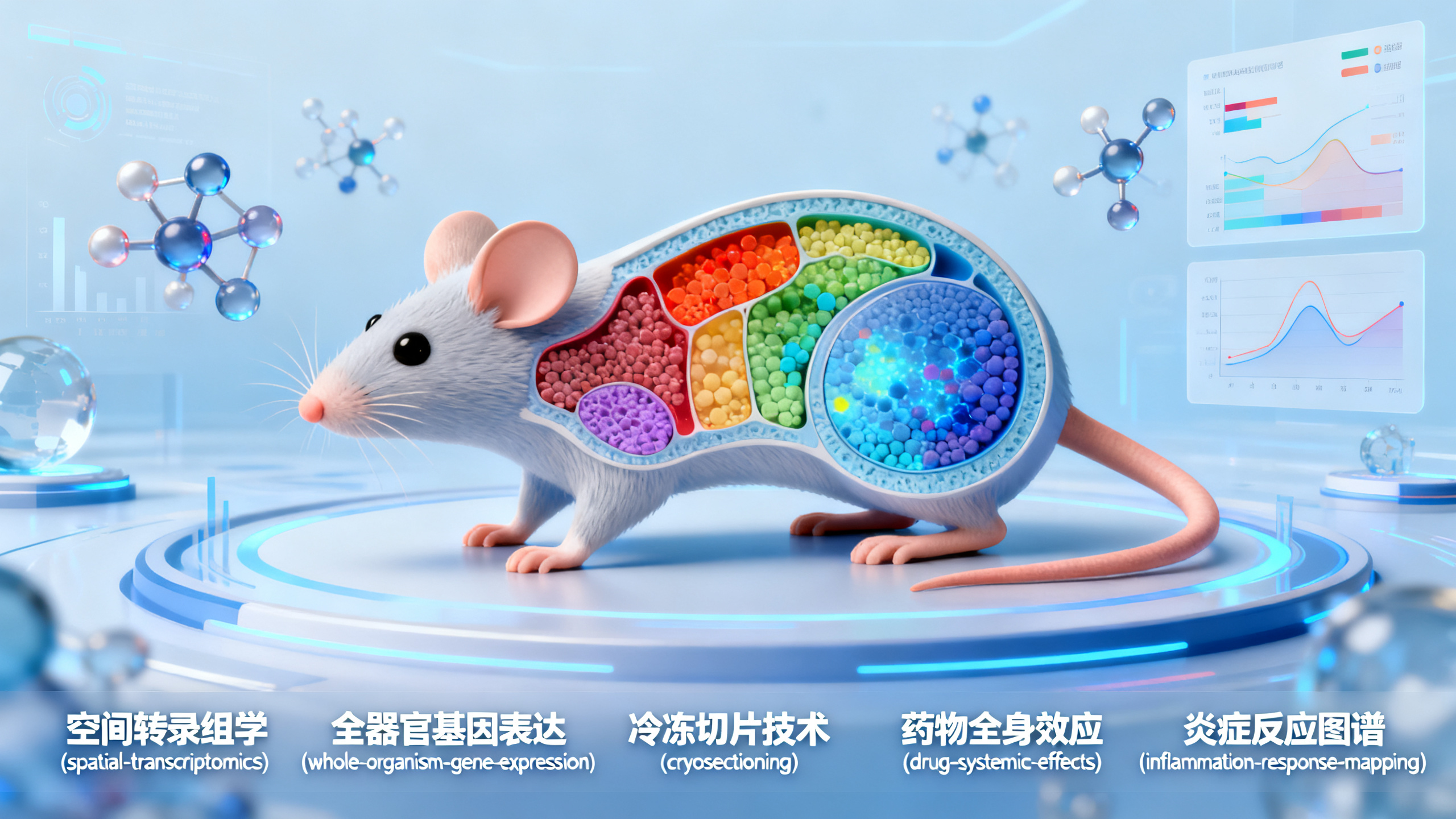 新方法首次实现对整只小鼠体内基因活性的全面测量