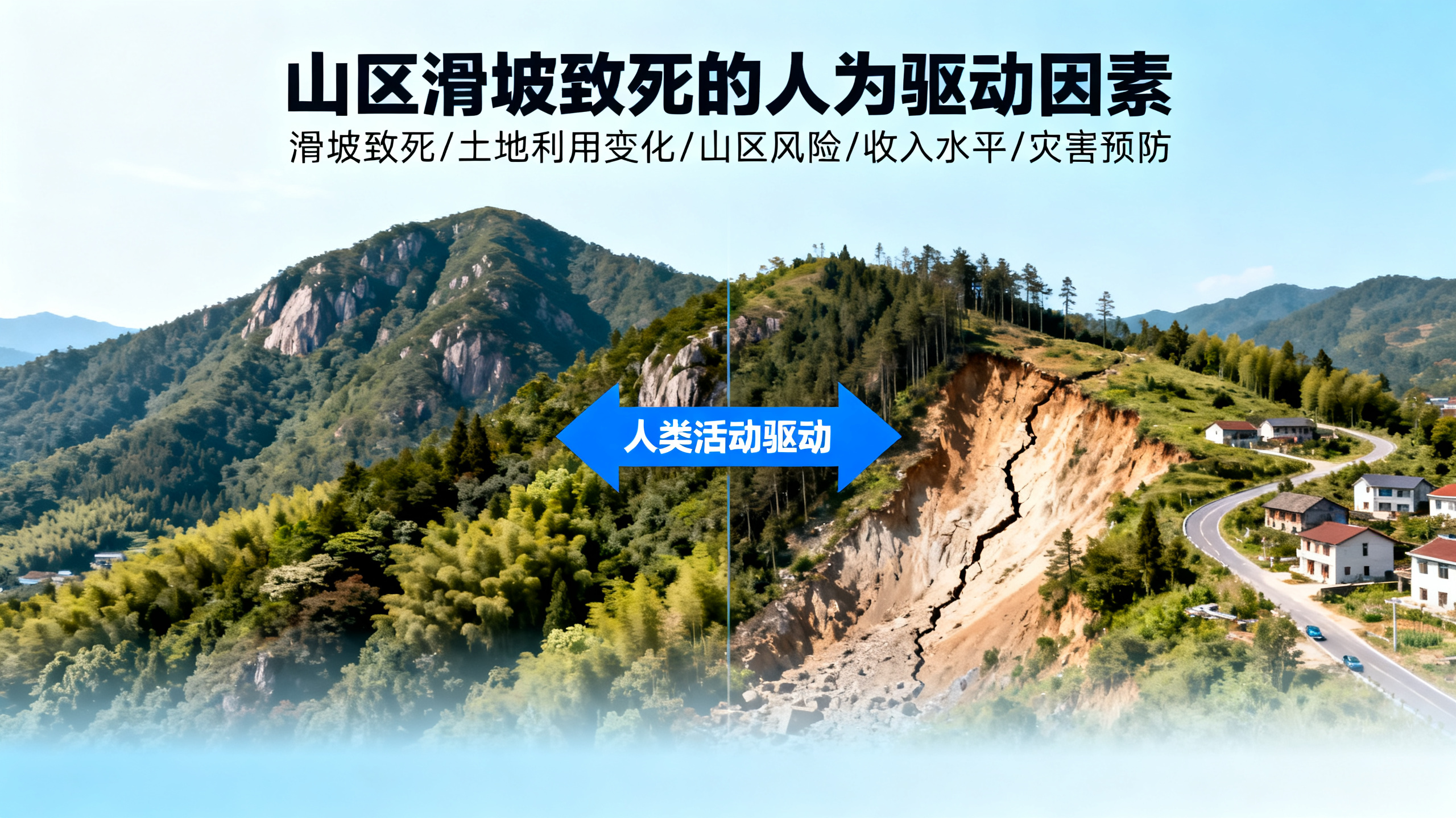 财富水平与地表覆盖变化决定全球山区滑坡致死人数