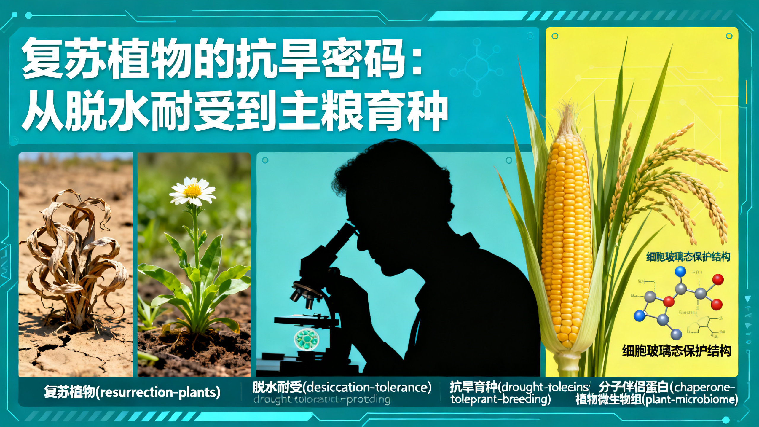 “复活植物”旱了多年还能起死回生，庄稼能向它们学点啥？