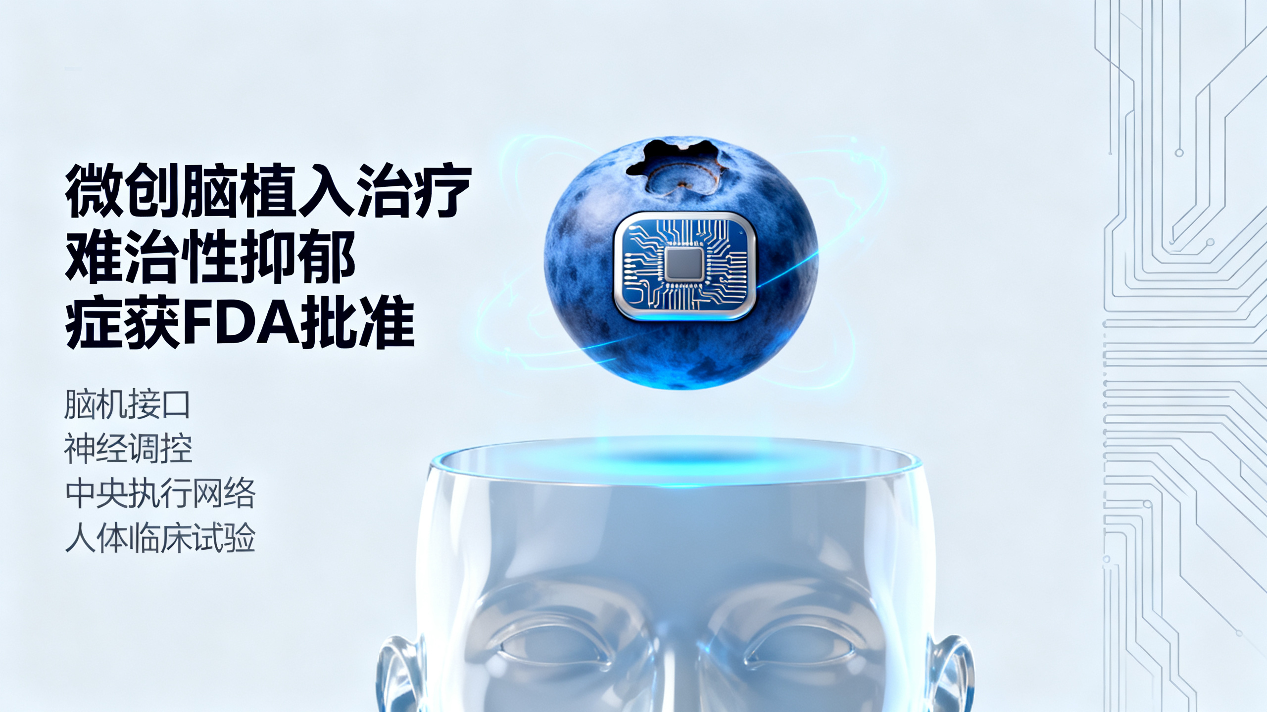 一种治疗抑郁症的脑部植入设备即将开展人体试验