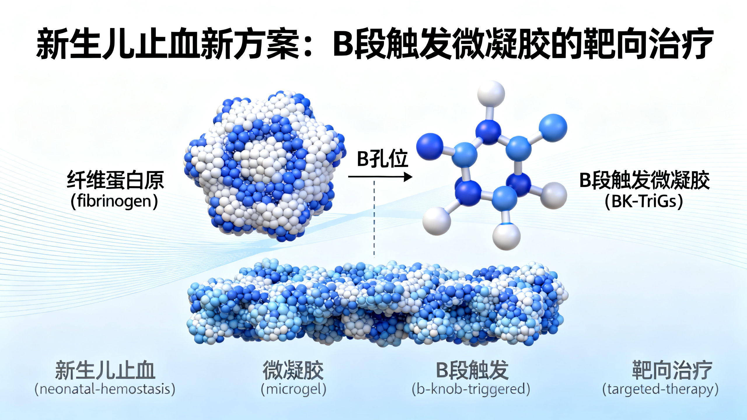 专为新生儿止血设计的微凝胶