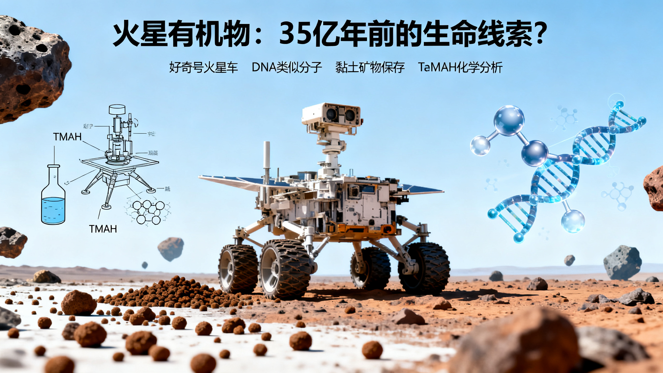NASA“好奇号”在火星上发现疑似与生命有关的神秘分子
