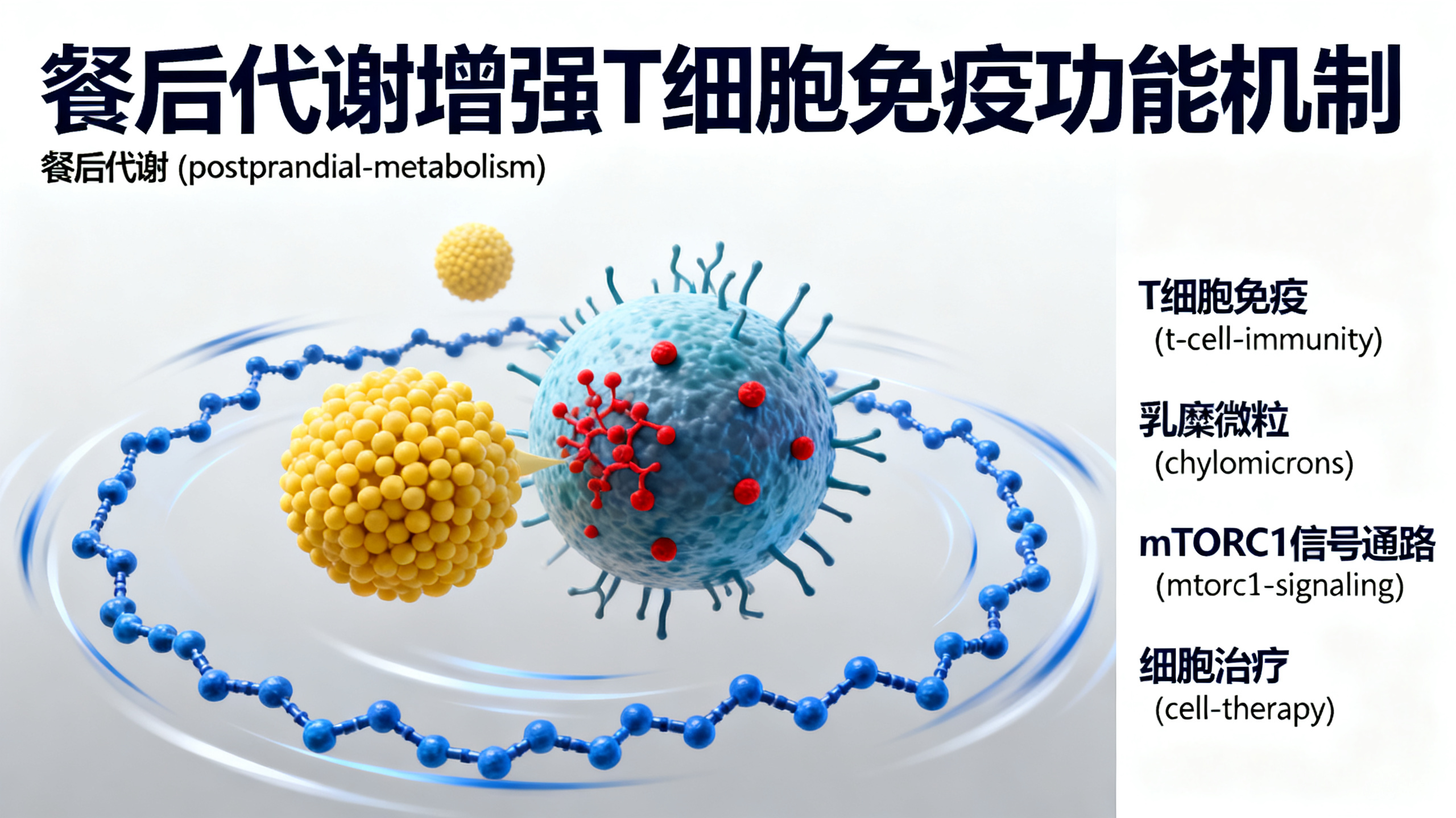 饭后血脂代谢能持久增强T细胞免疫力