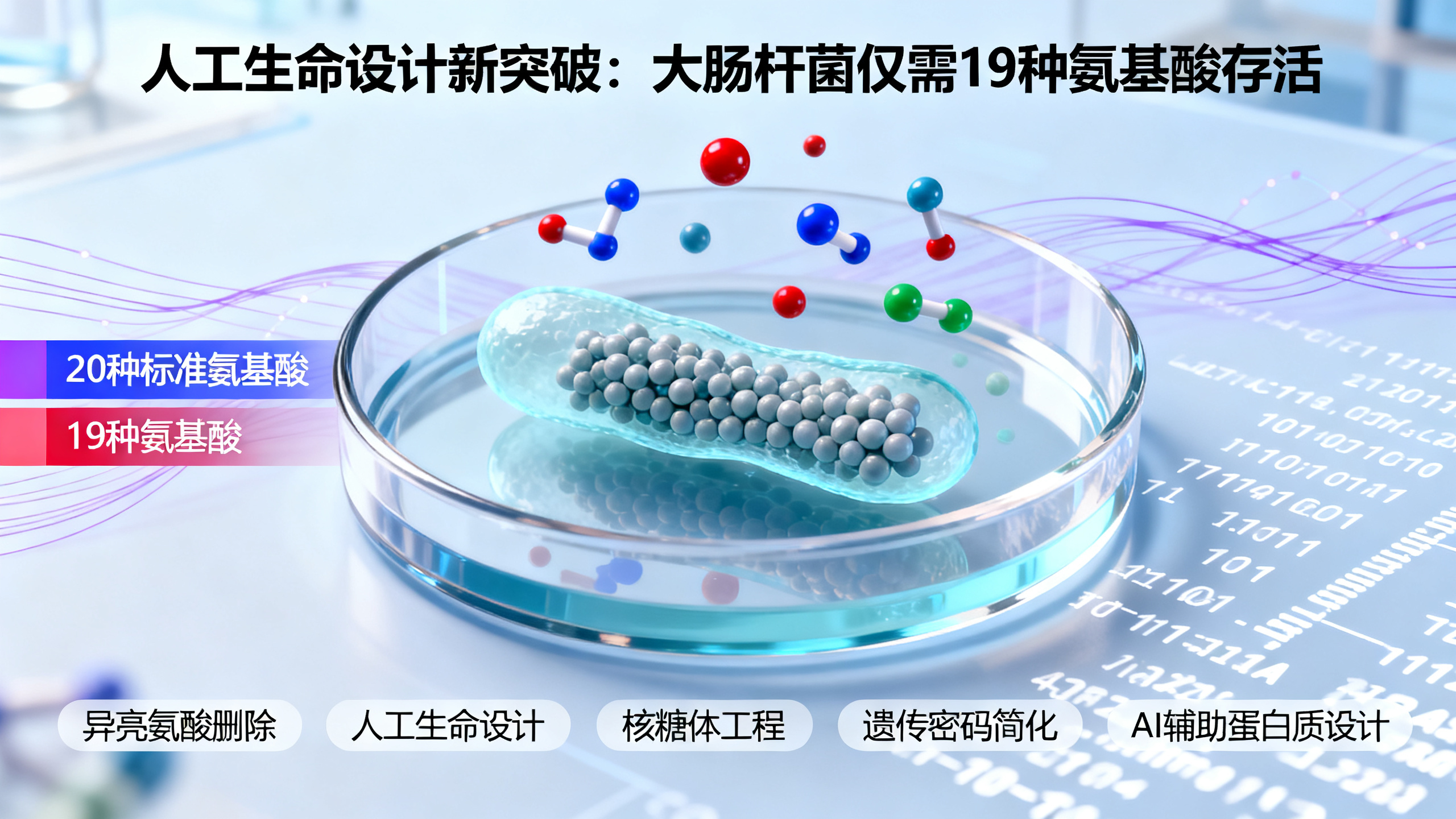 所有生命都依赖20种氨基酸，而这些细胞只用19种