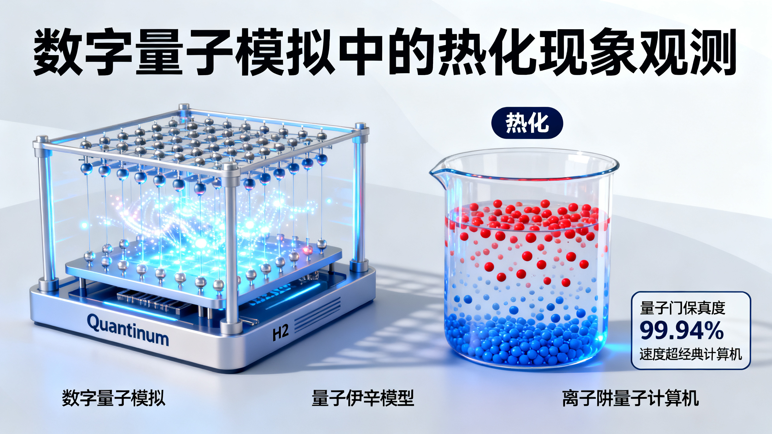 用囚禁离子量子计算机模拟磁性现象