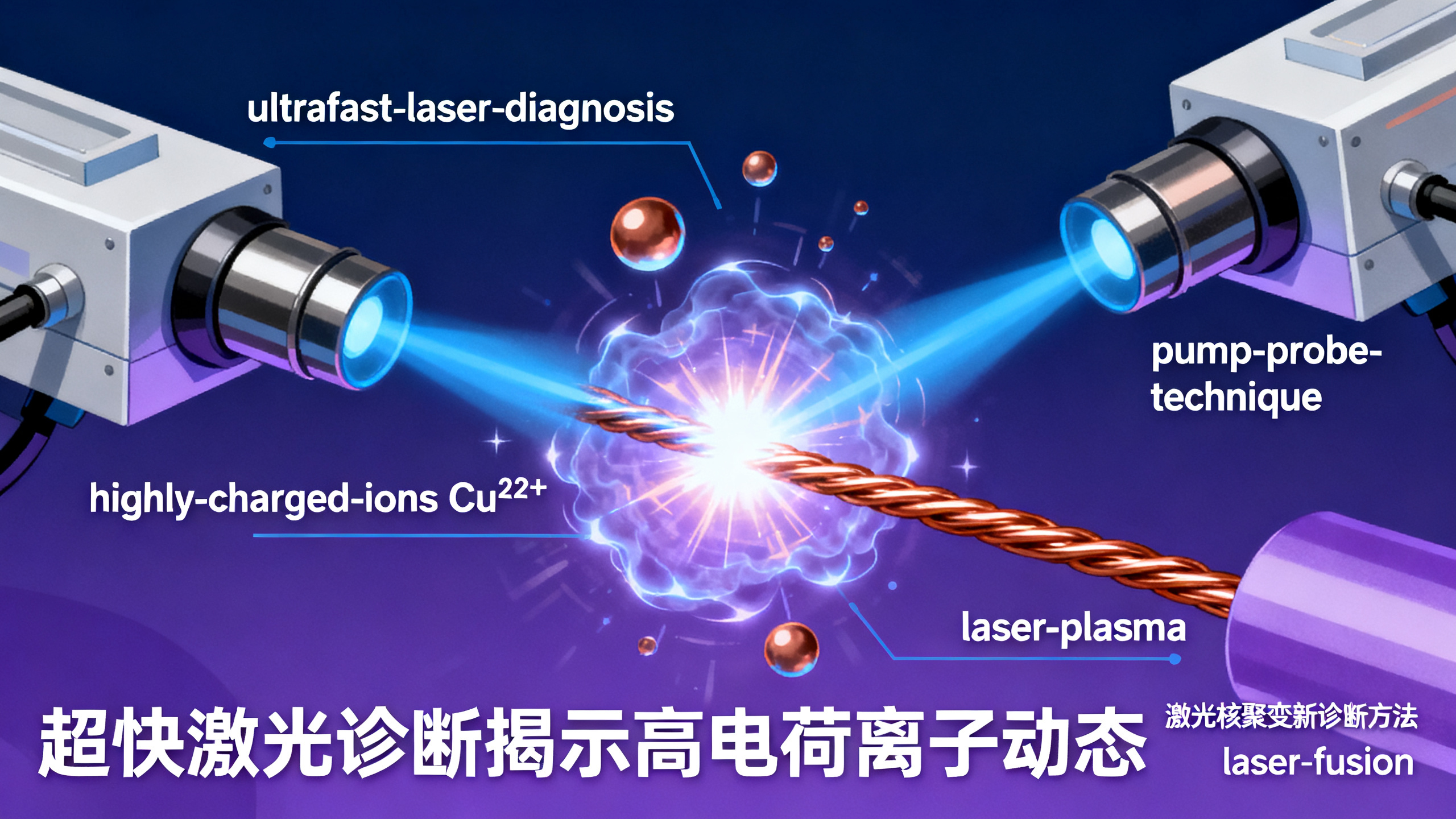 这台激光器能在万亿分之一秒内将金属变成类似恒星的等离子体
