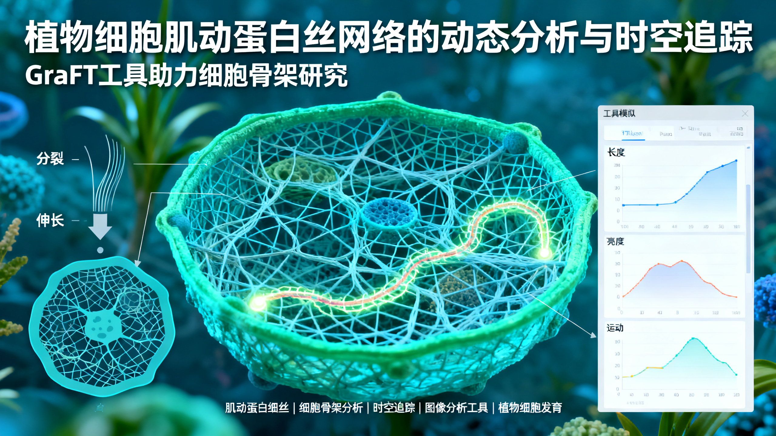 GraFT：一种用于分析丝状结构时空变化的可靠网络方法
