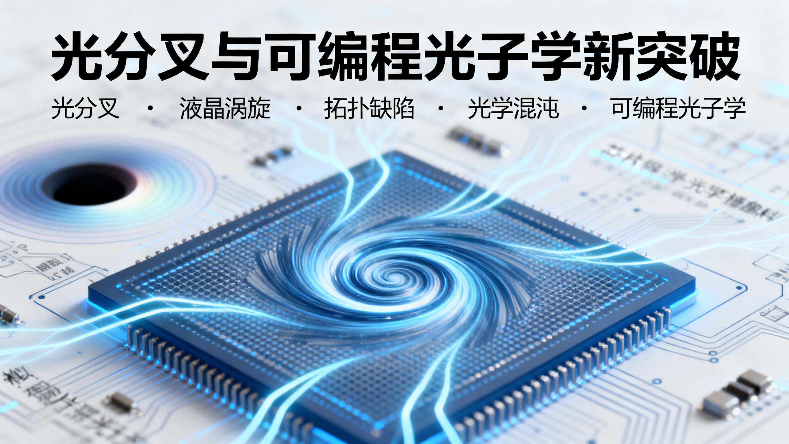 用“混沌中心”调控光的分叉路径