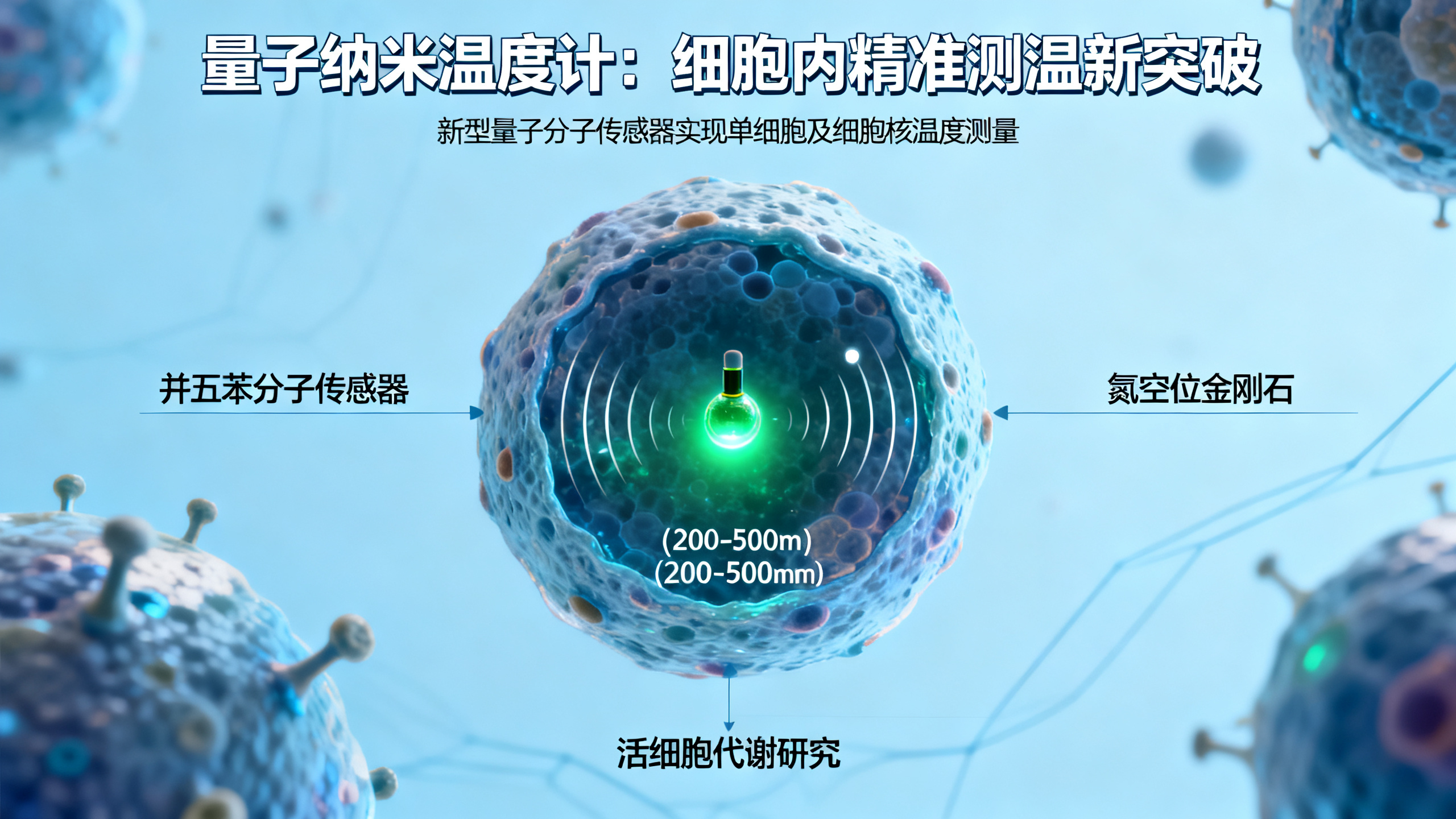 量子“温度计”可测量活体癌细胞内部温度