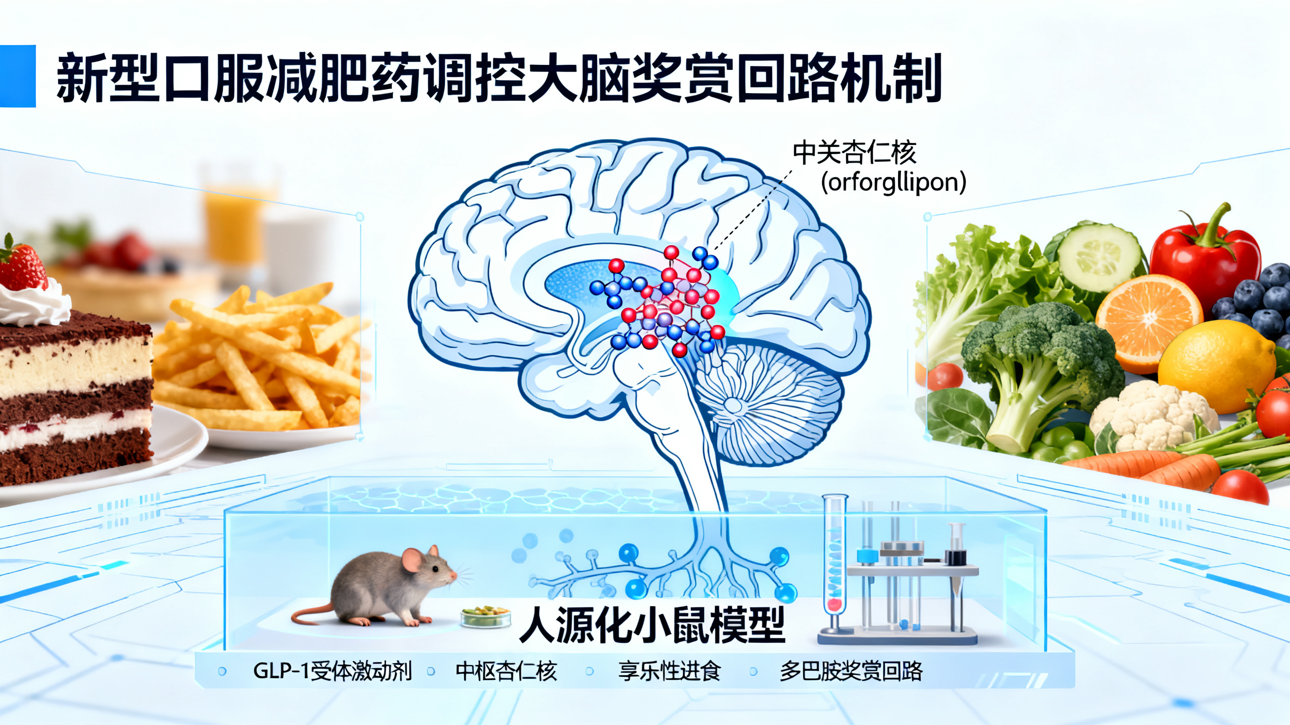 新型减肥药如何“关闭”小鼠大脑中的“食欲奖励回路”