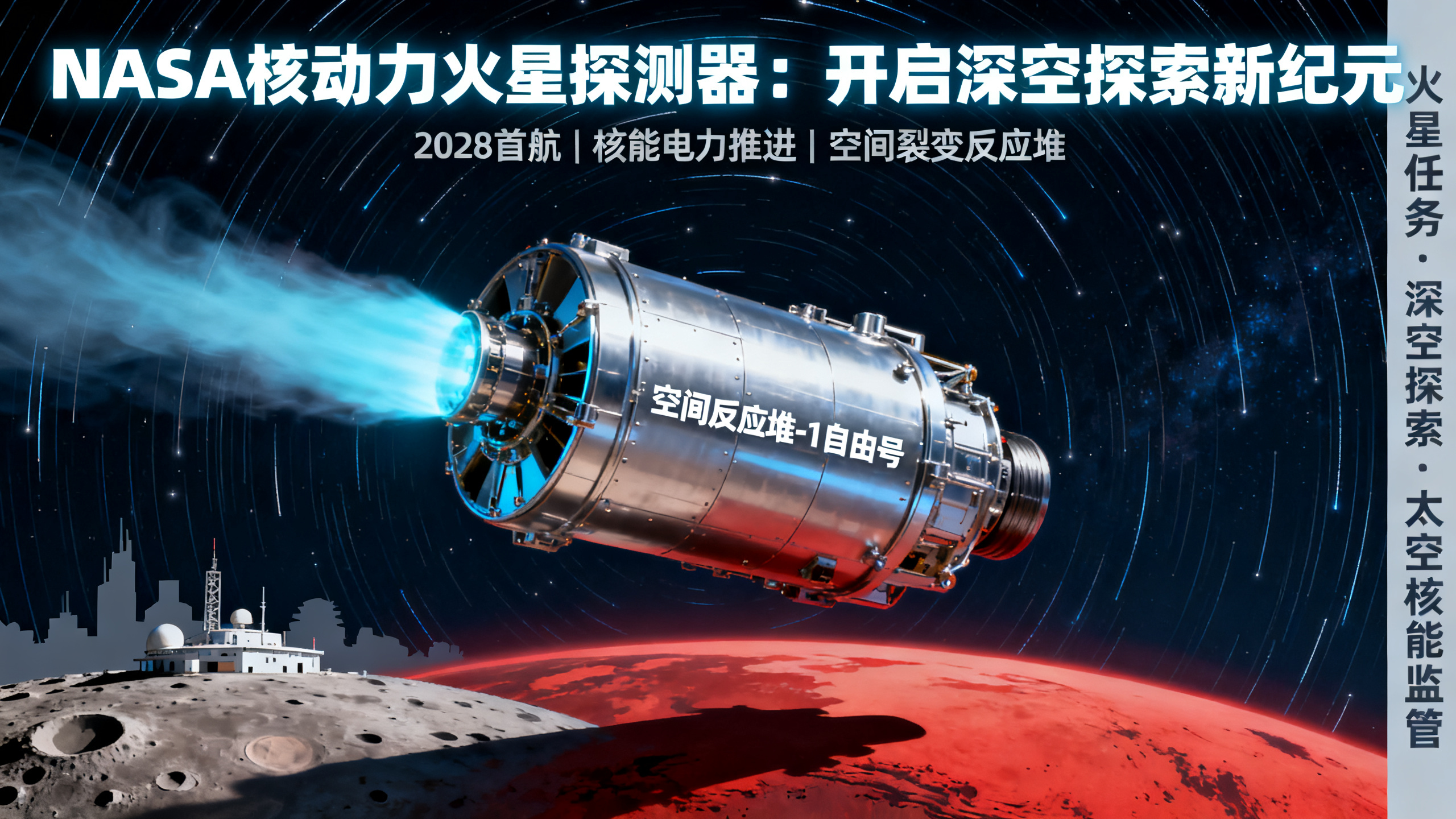 NASA计划2028年用核动力探测火星，背后有何故事和谜团？