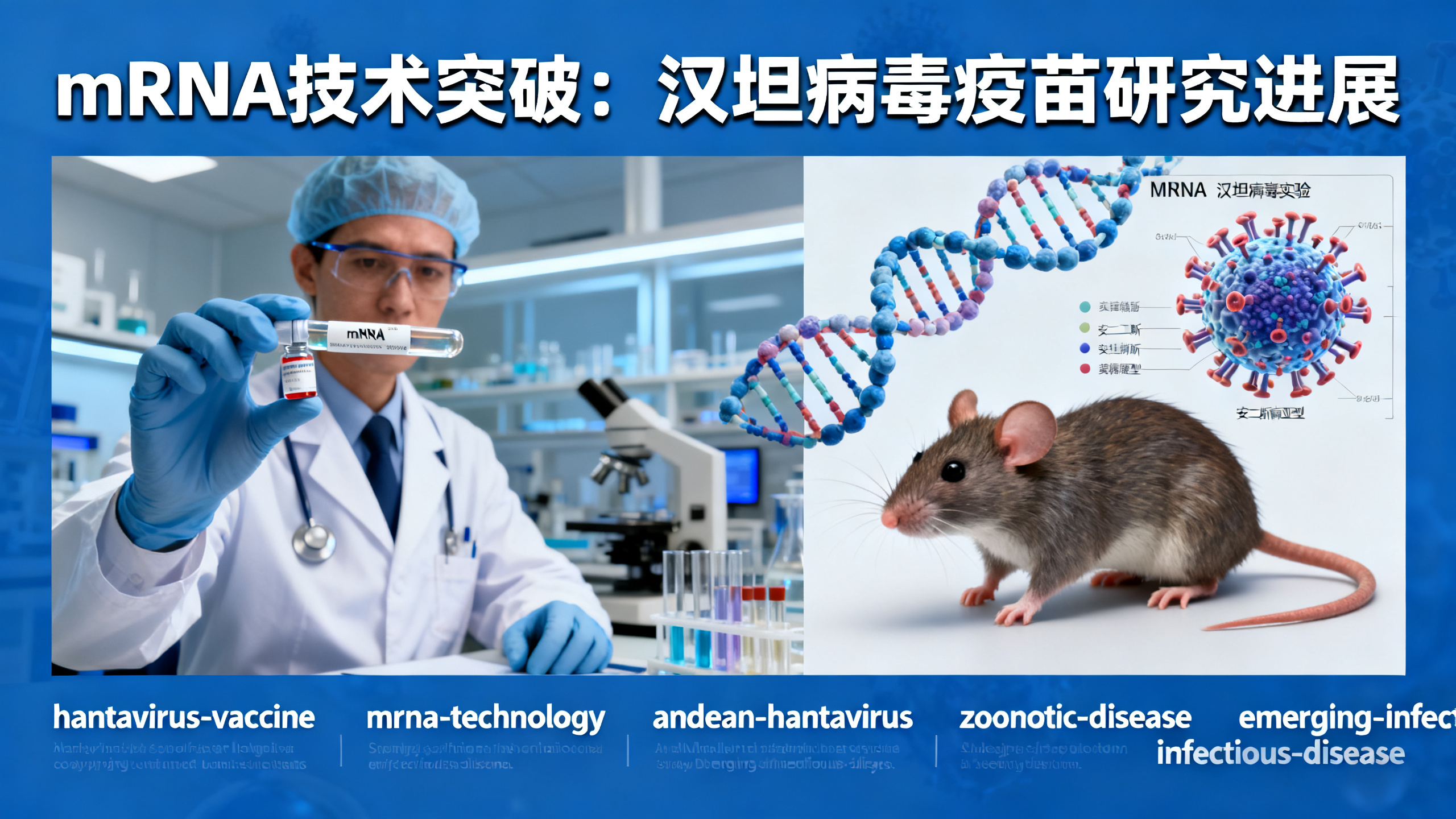 一种新型汉坦病毒疫苗正在研发中