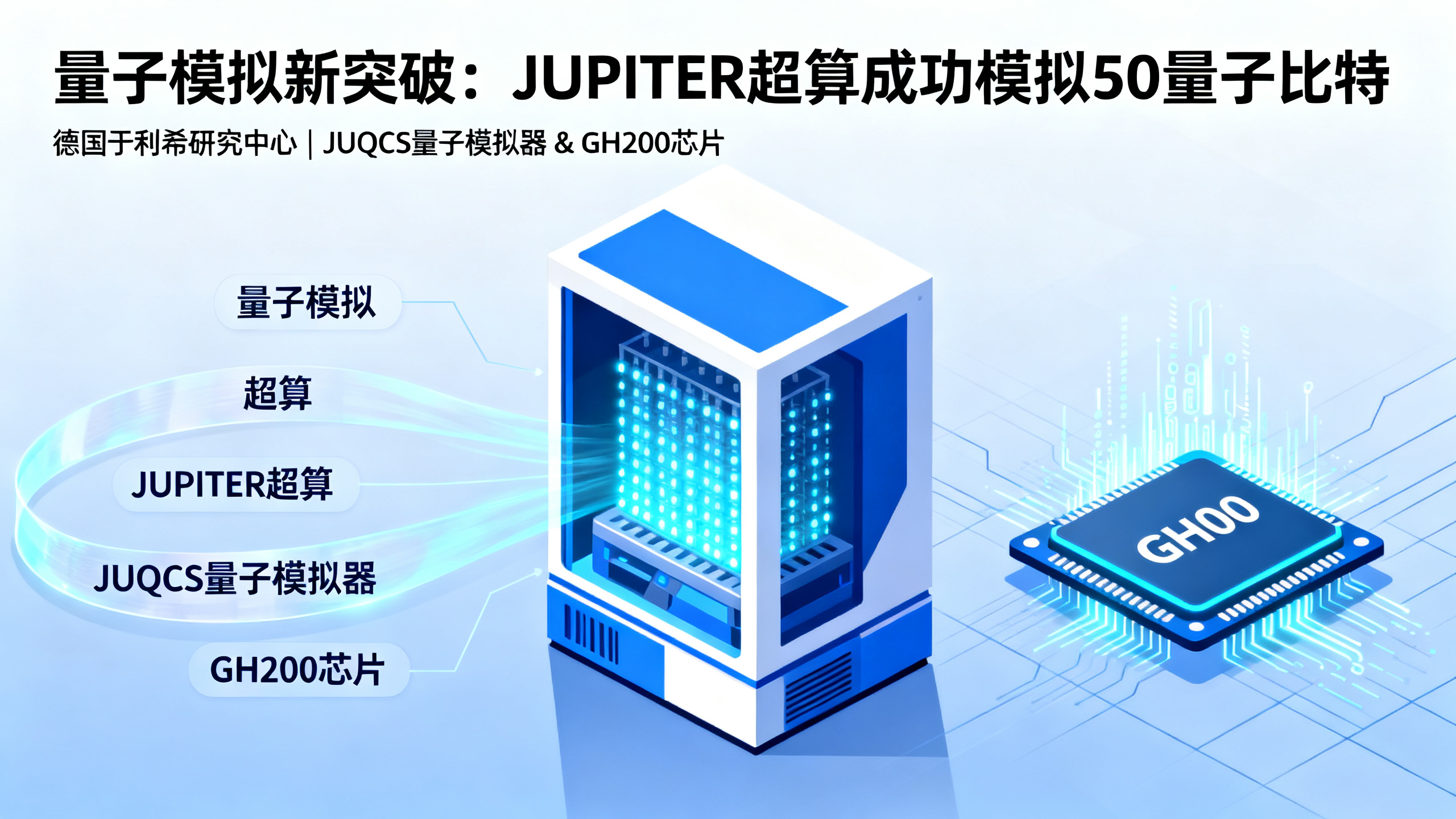 “木星”超级计算机用50量子比特实现量子模拟，创世界纪录