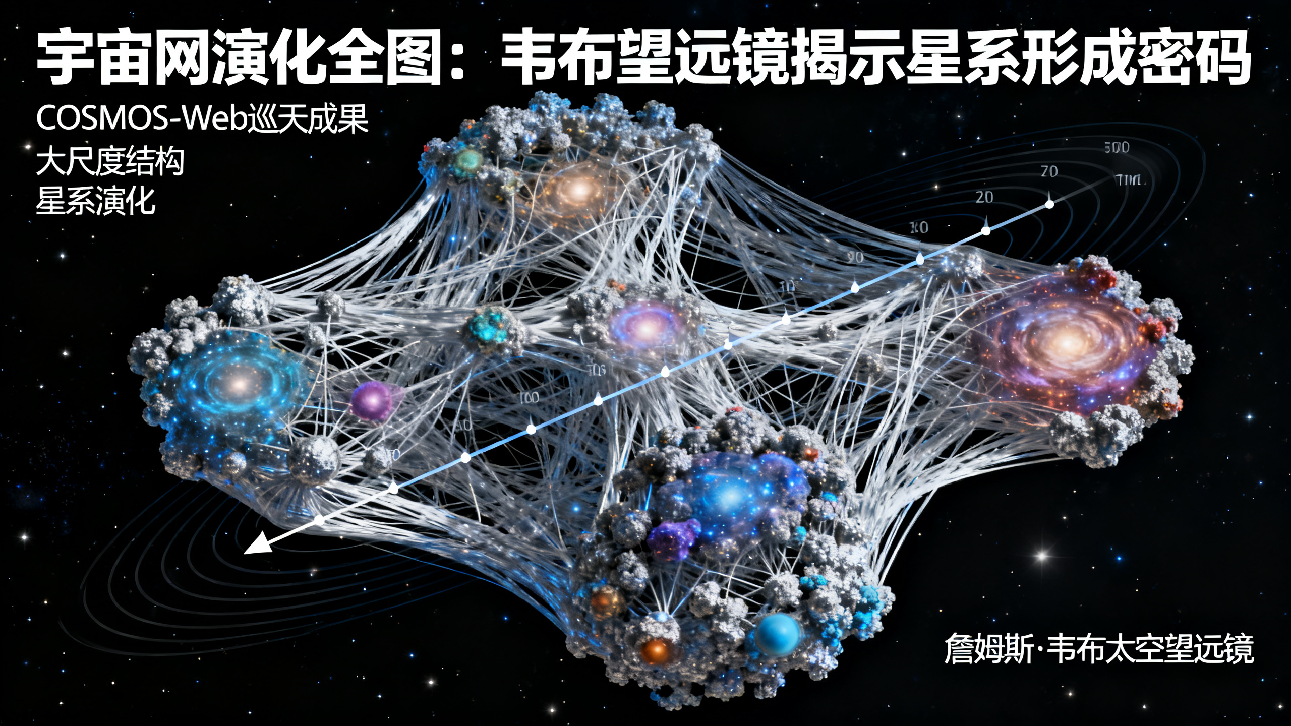韦布望远镜首次绘出宇宙“大尺度结构”最清晰全景图