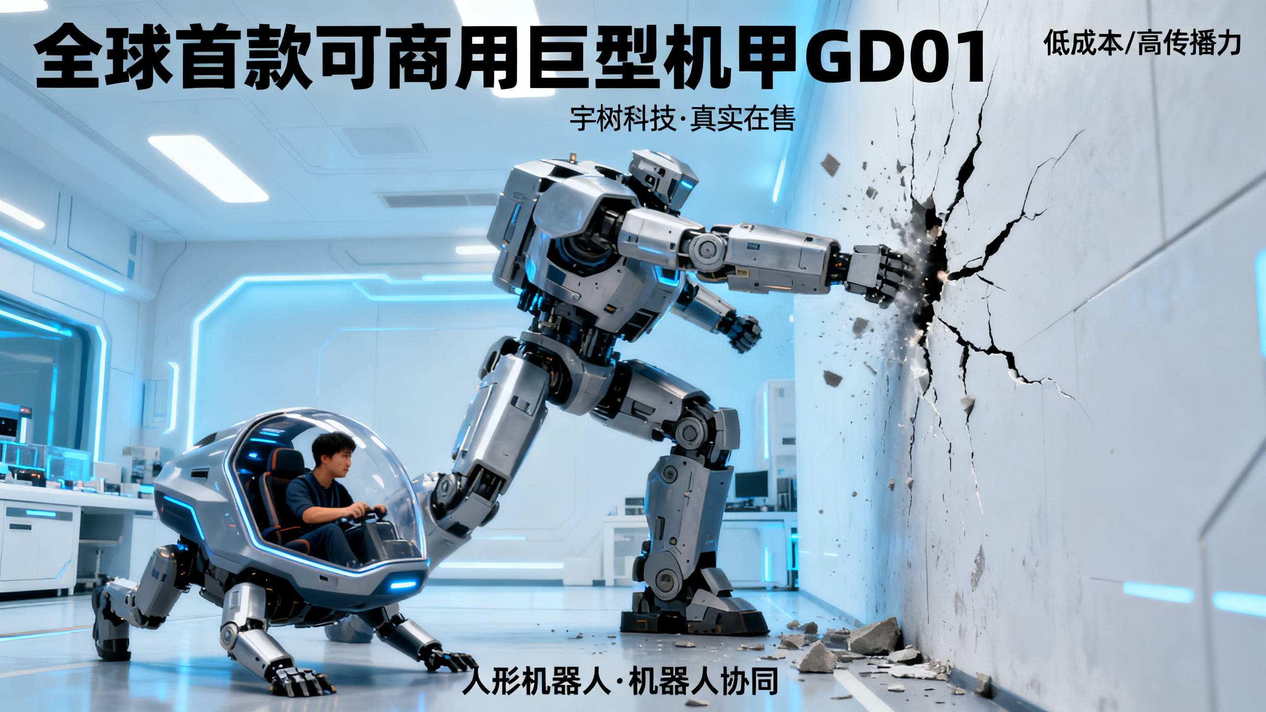 宇树GD01：真能买到的巨型机甲机器人