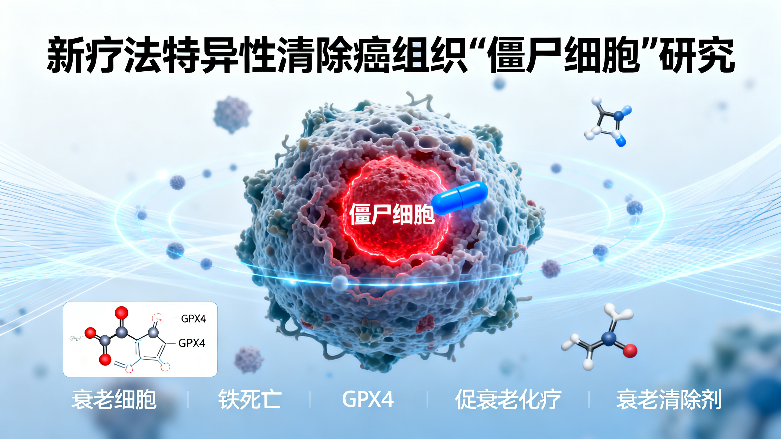 新药有望清除与癌症和衰老相关的“僵尸细胞”