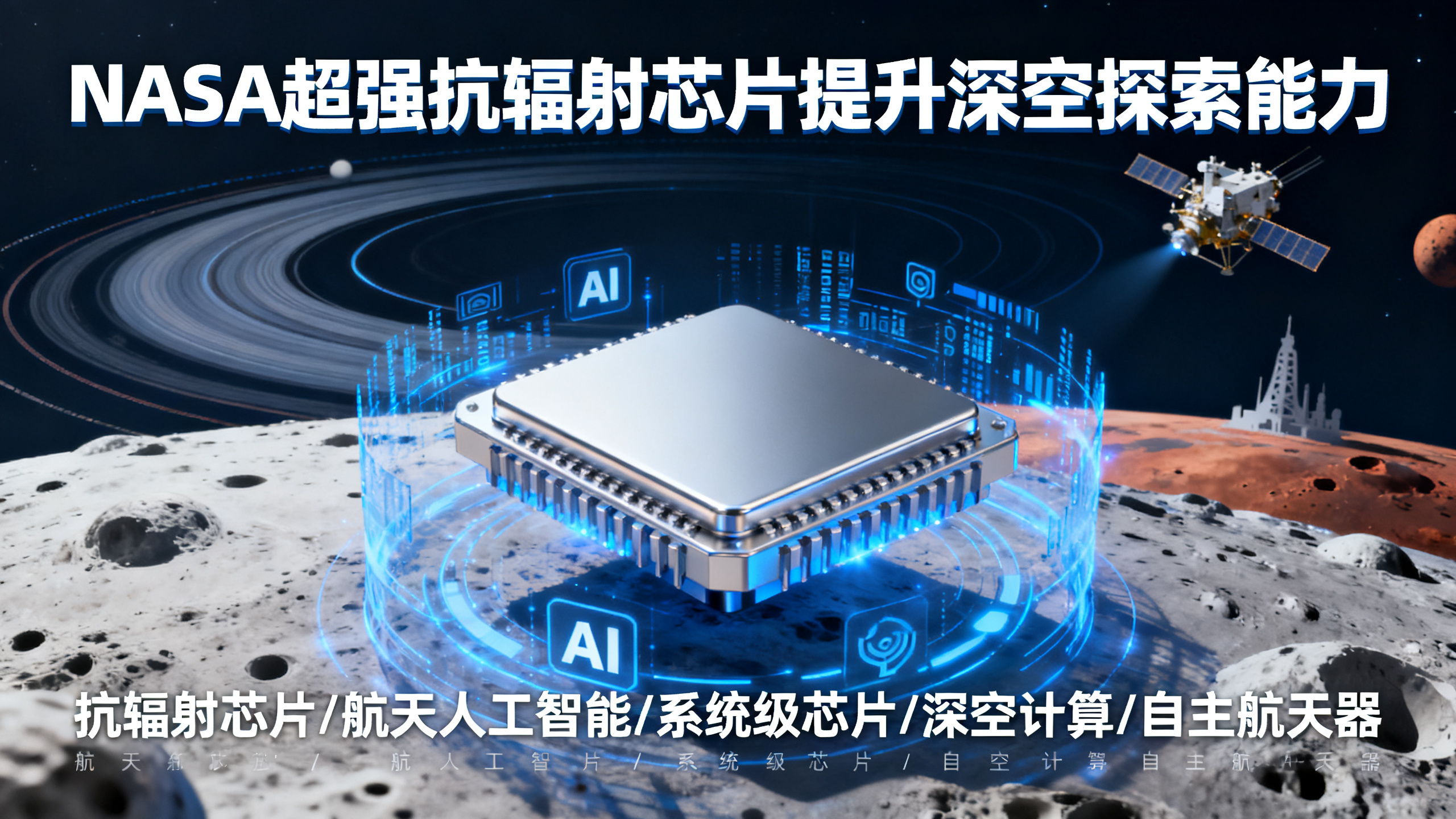 NASA新研发的太空AI芯片，让航天器也能“独立思考”