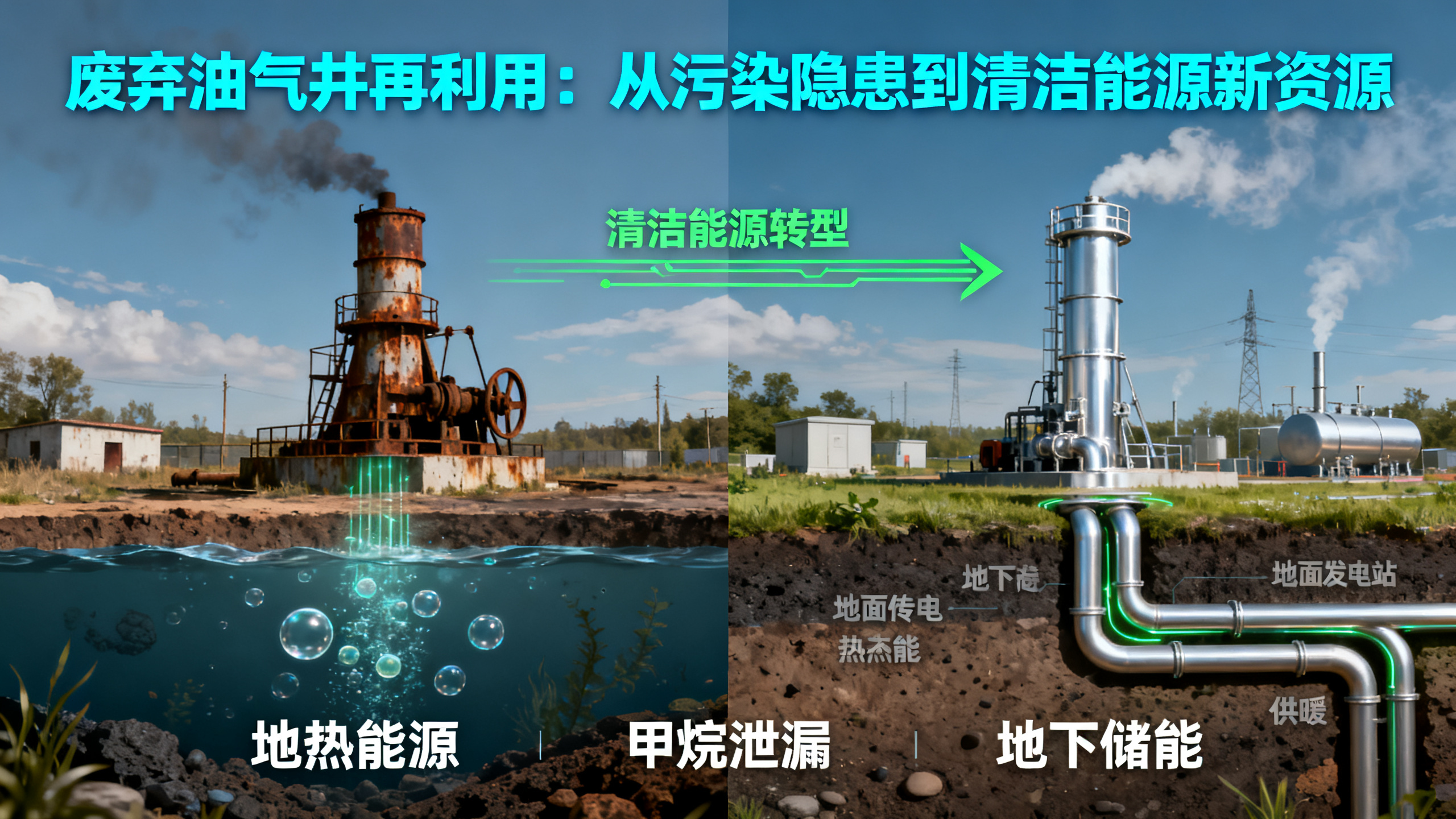 废弃油气井可“变身”清洁能源新来源