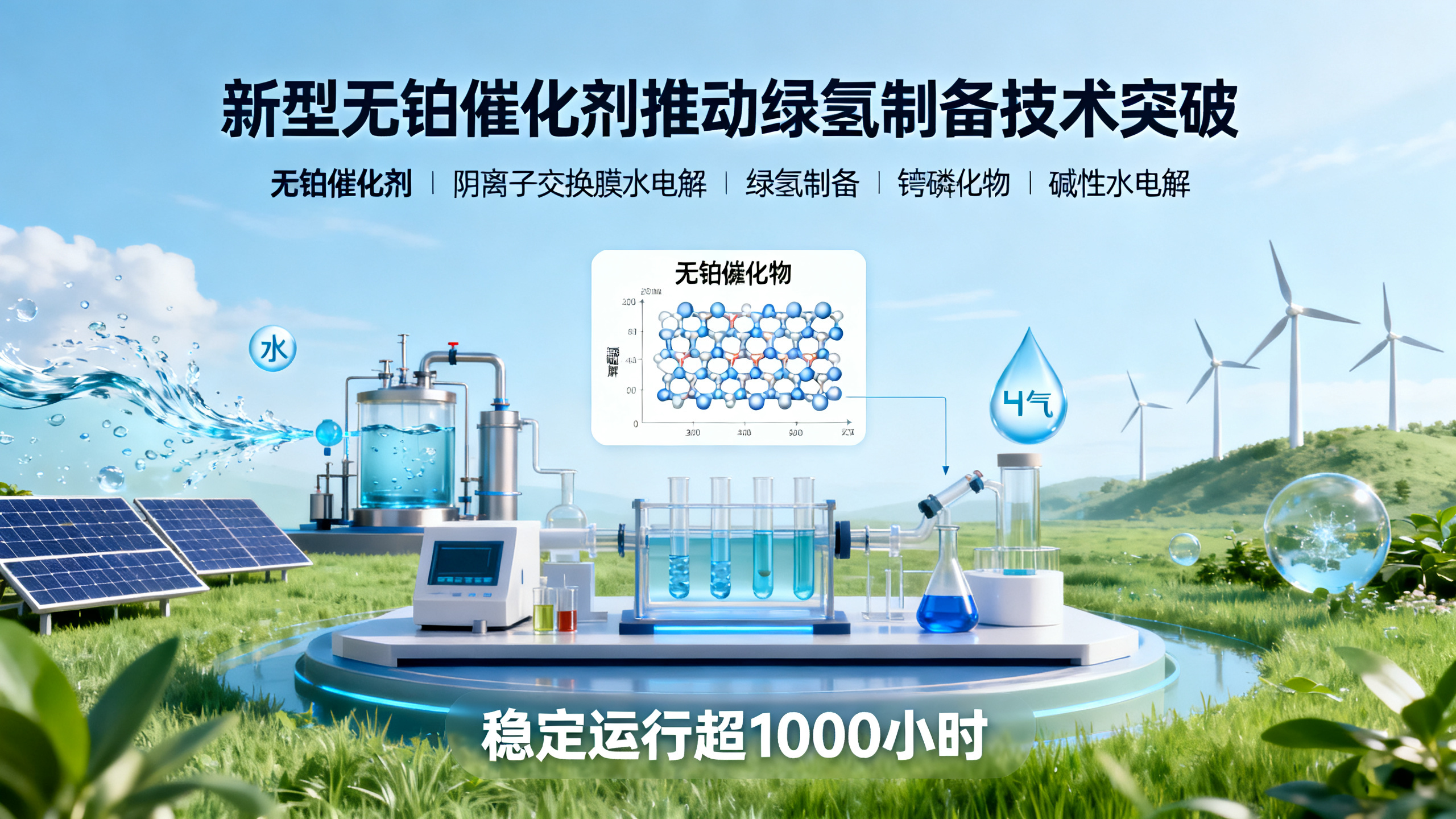 科学家找到更便宜的清洁氢燃料制备方法