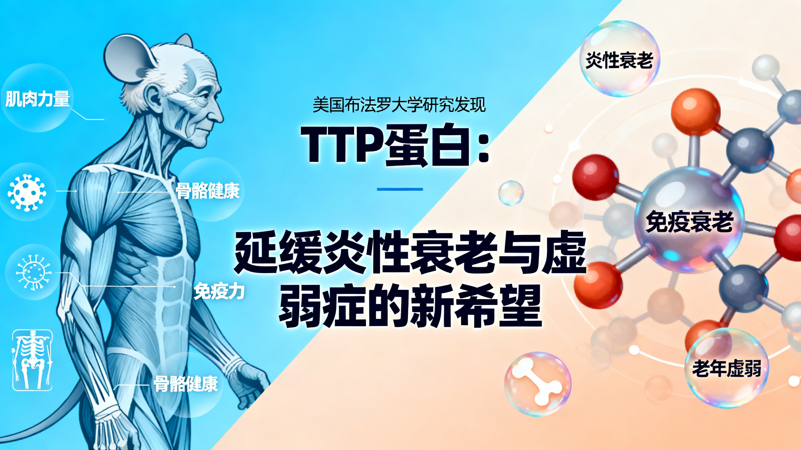 科学家提升一种蛋白质，让衰老小鼠变得更健壮、更健康