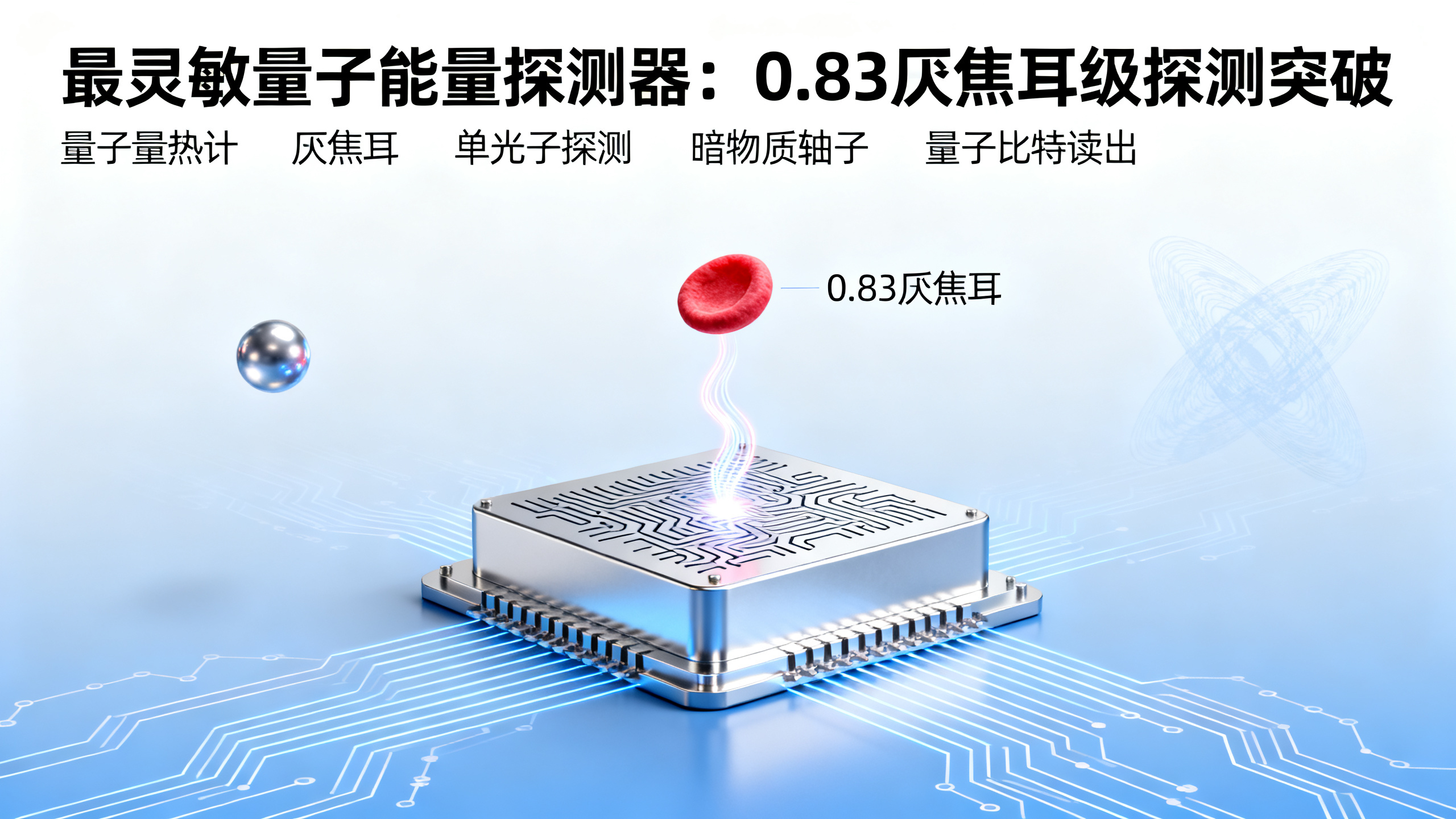 新型量子传感器：既能“数”单个光子，又能搜寻暗物质