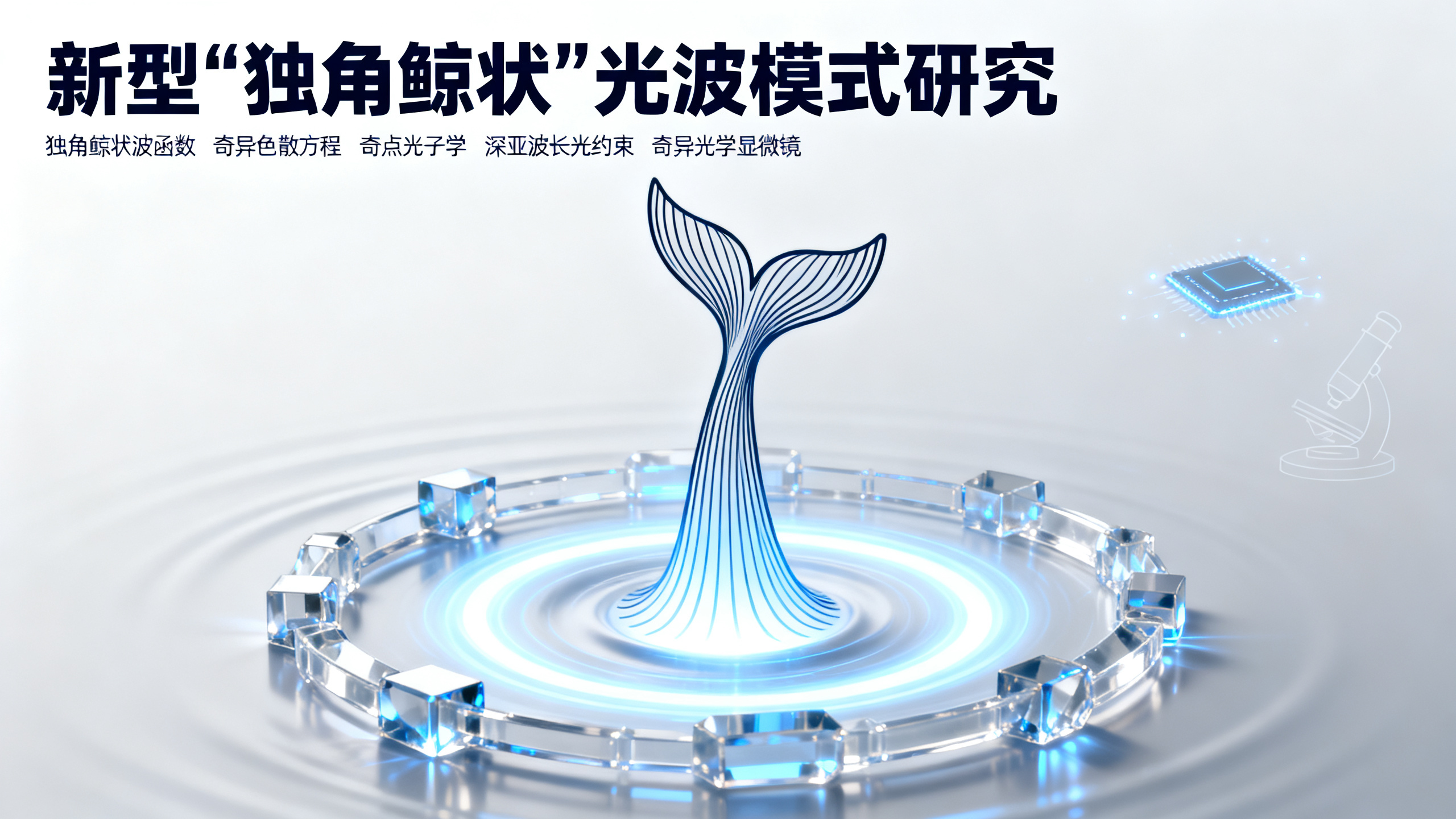 科学家发现能“困住”光的奇特“独角鲸”波