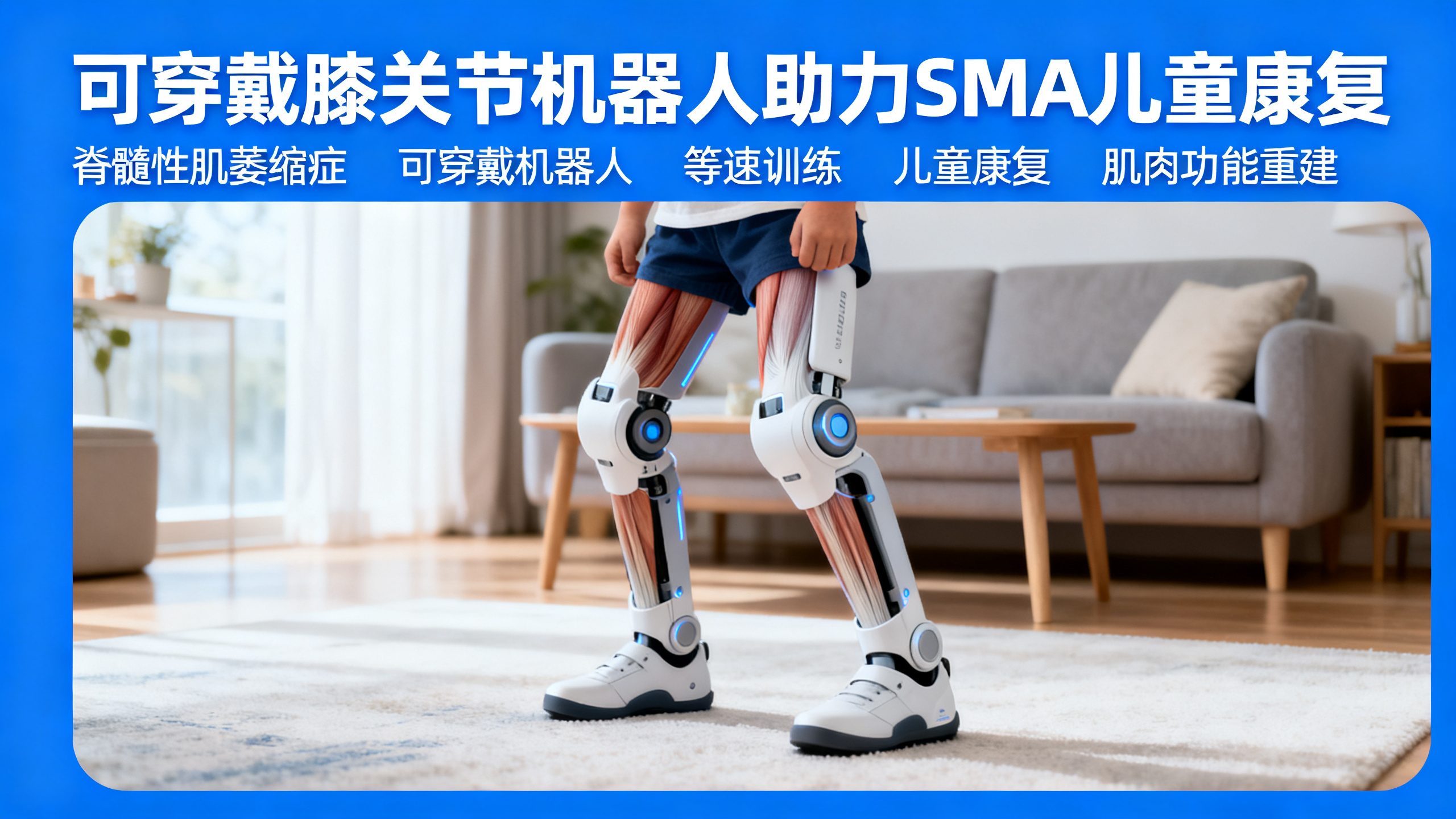 可穿戴机器人助力脊髓性肌萎缩症儿童增强力量