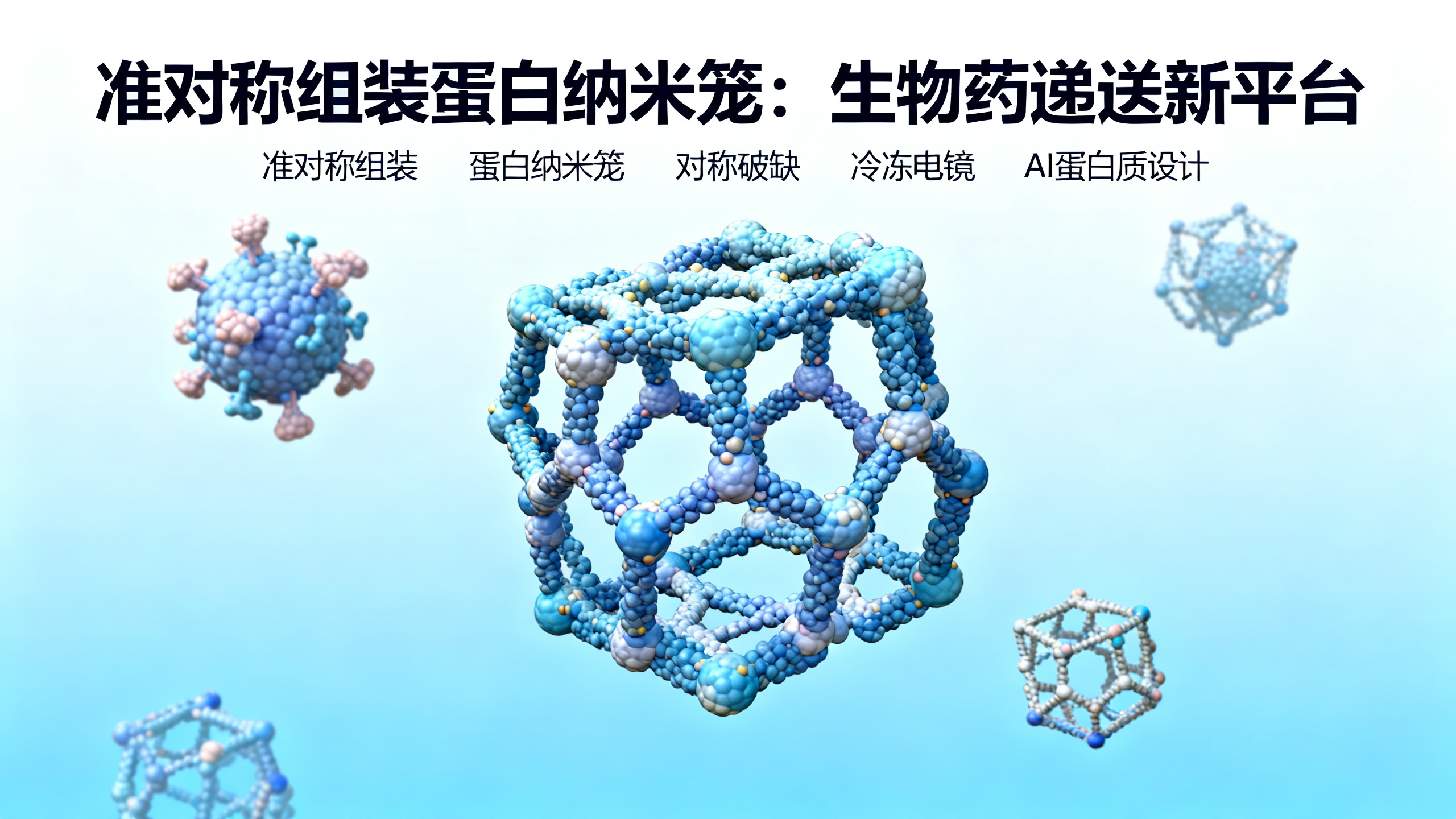 单组分准对称蛋白纳米笼的设计
