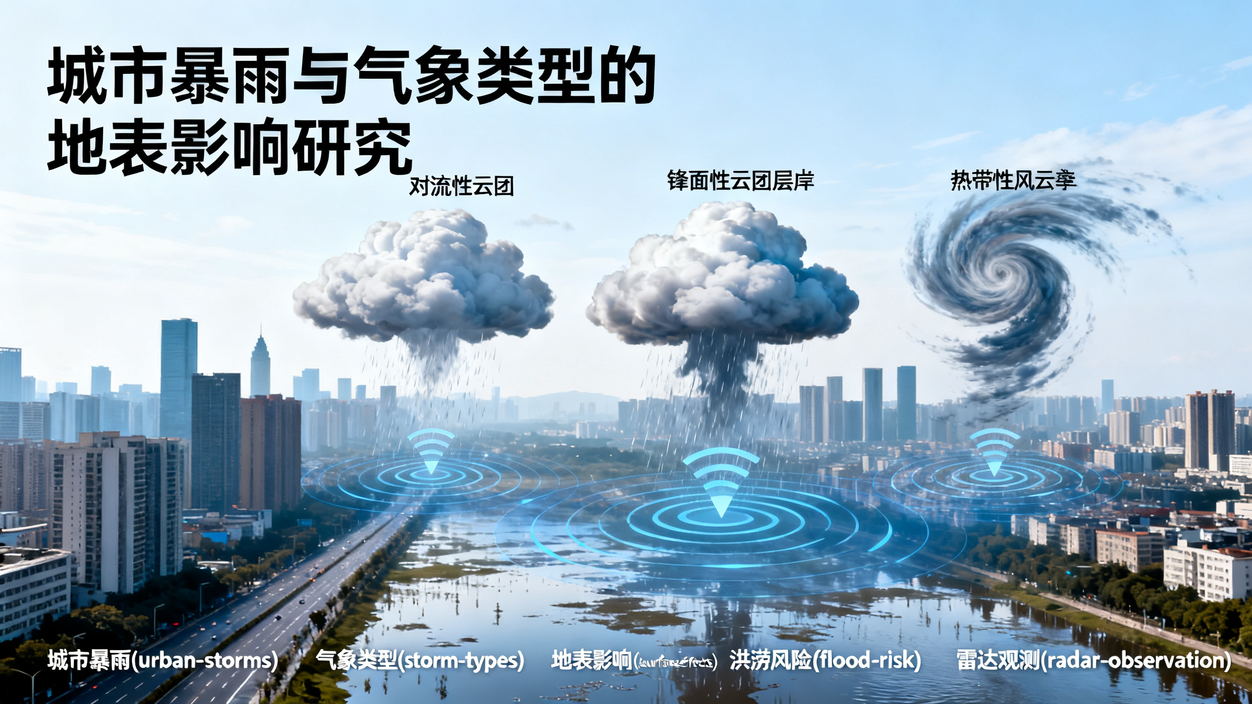 城市对大小风暴的影响各不相同