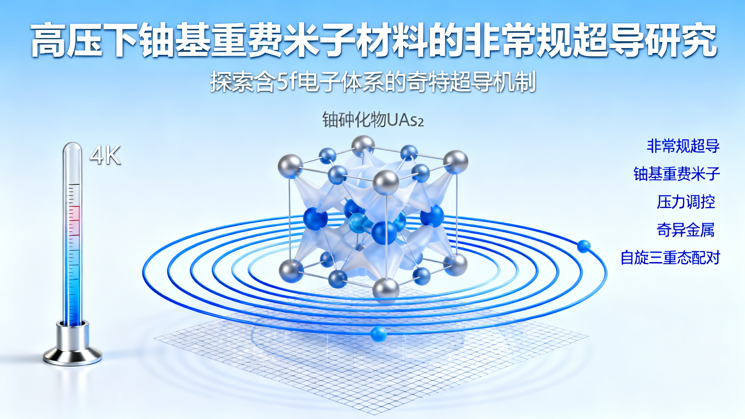 高压下的铀砷化物（UAs₂）竟会“超导”？