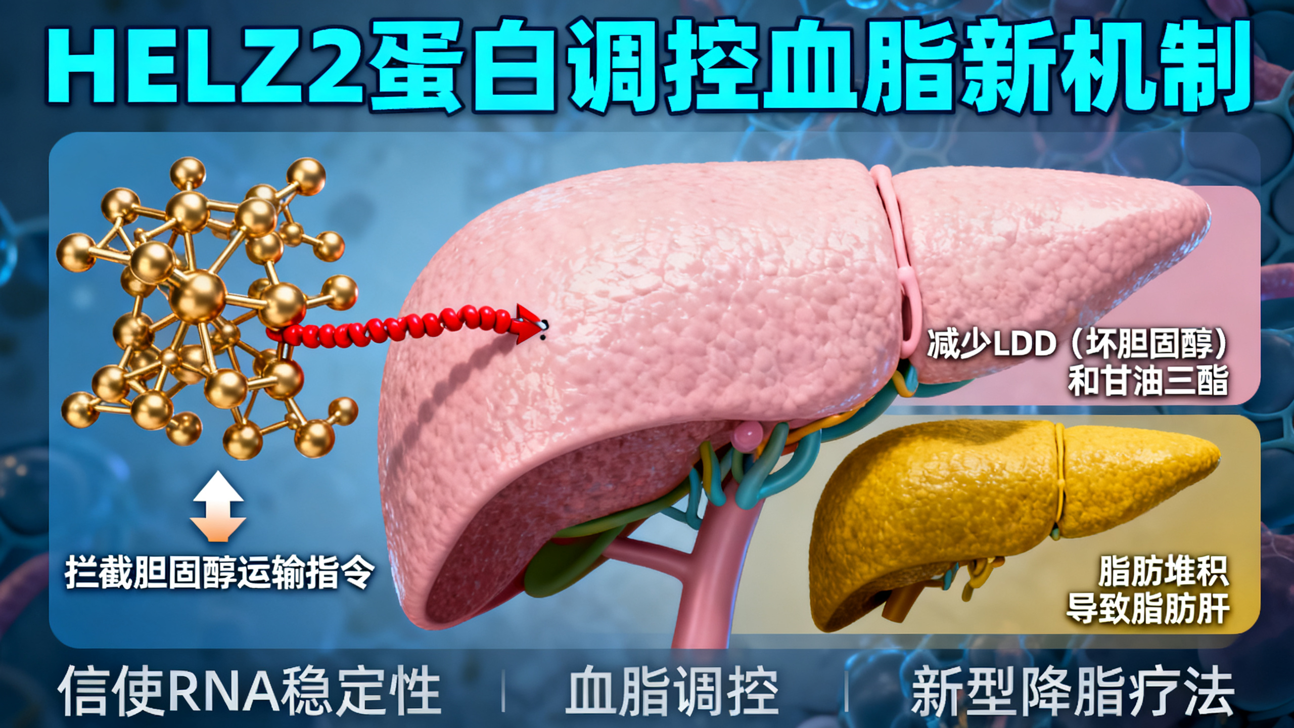 科学家发现肝脏中一个“隐形开关”，可降低有害胆固醇