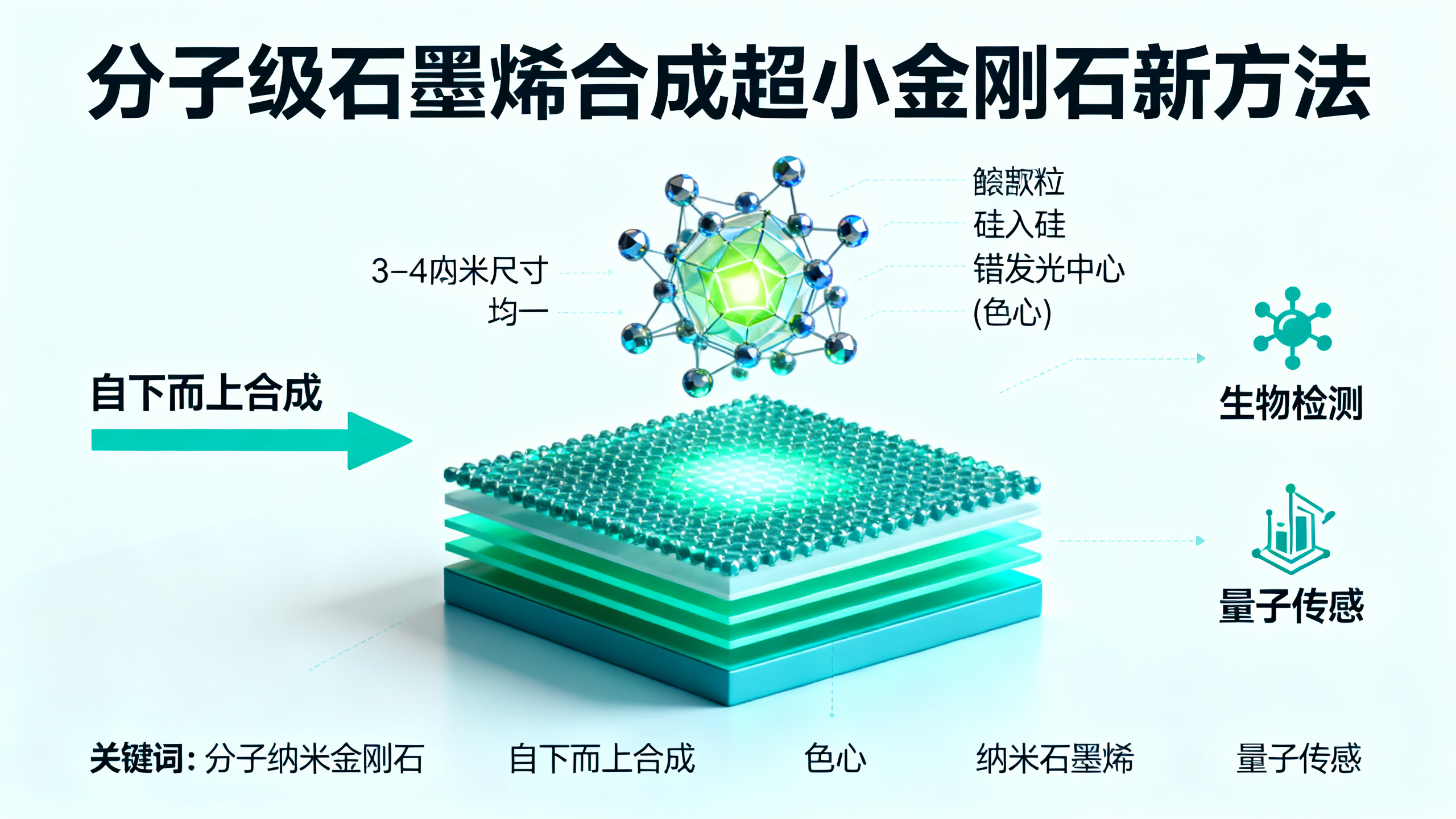 从石墨烯纳米片“搭建”出钻石分子