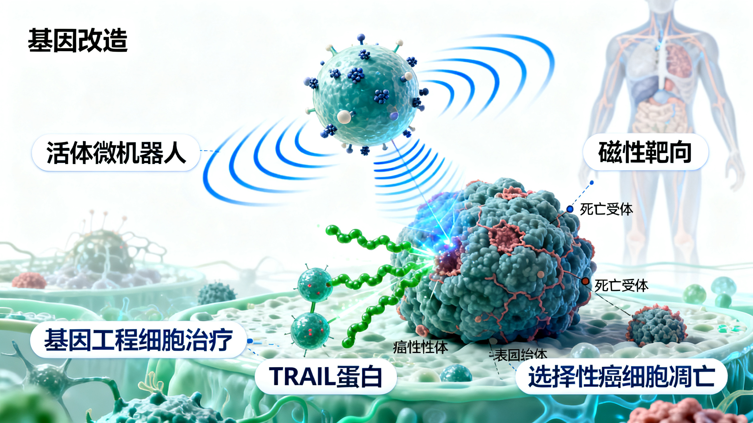 能精准杀死癌细胞的“人工微型机器人”