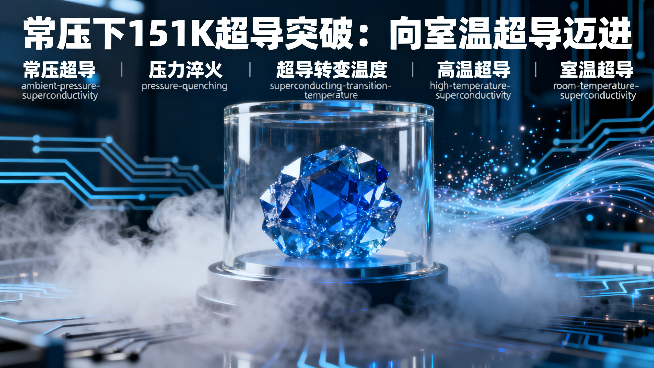 科学家常压下刷新超导临界温度纪录