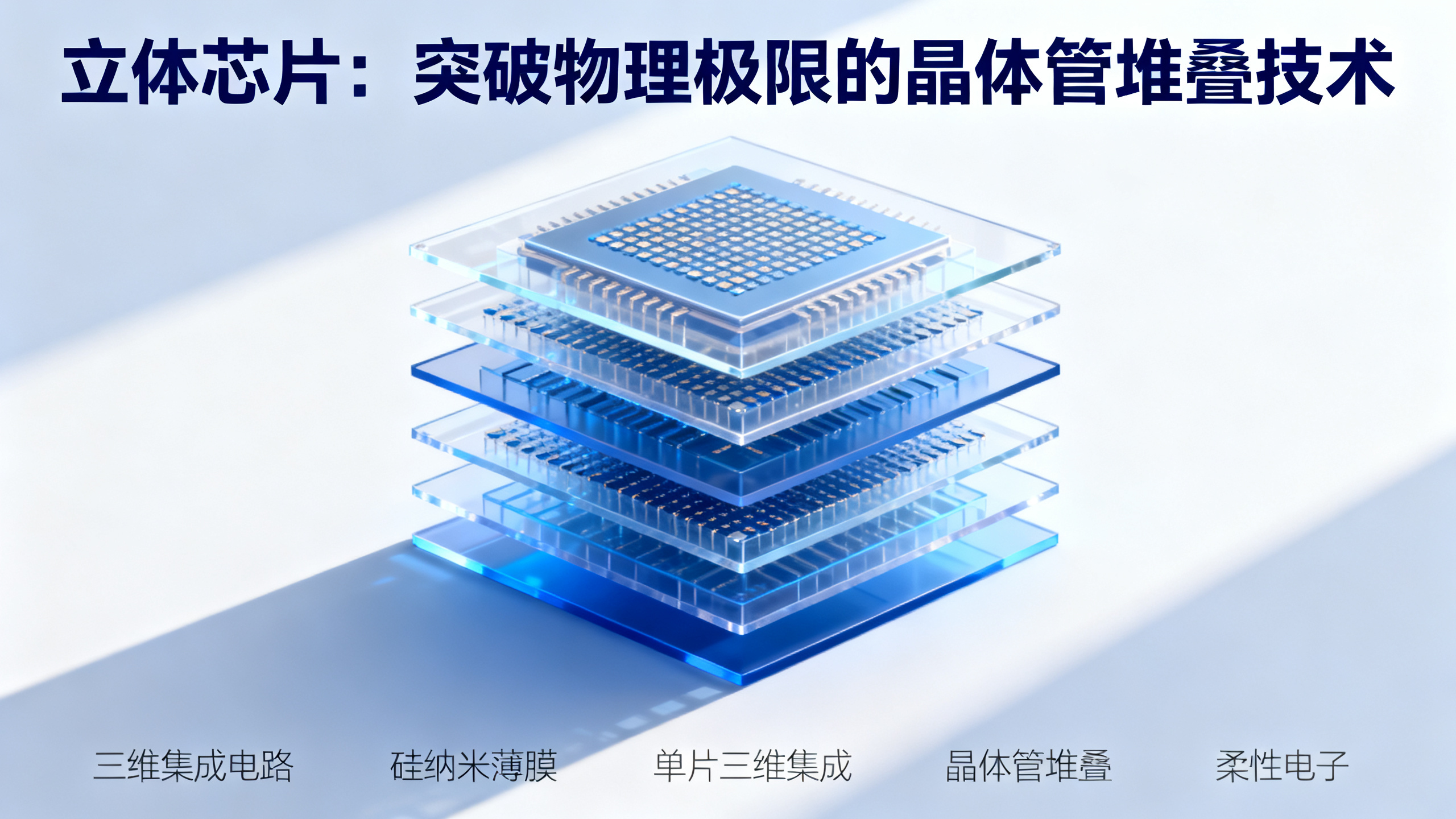 卷起来的晶体管：用柔性薄膜堆叠而成的3D电路