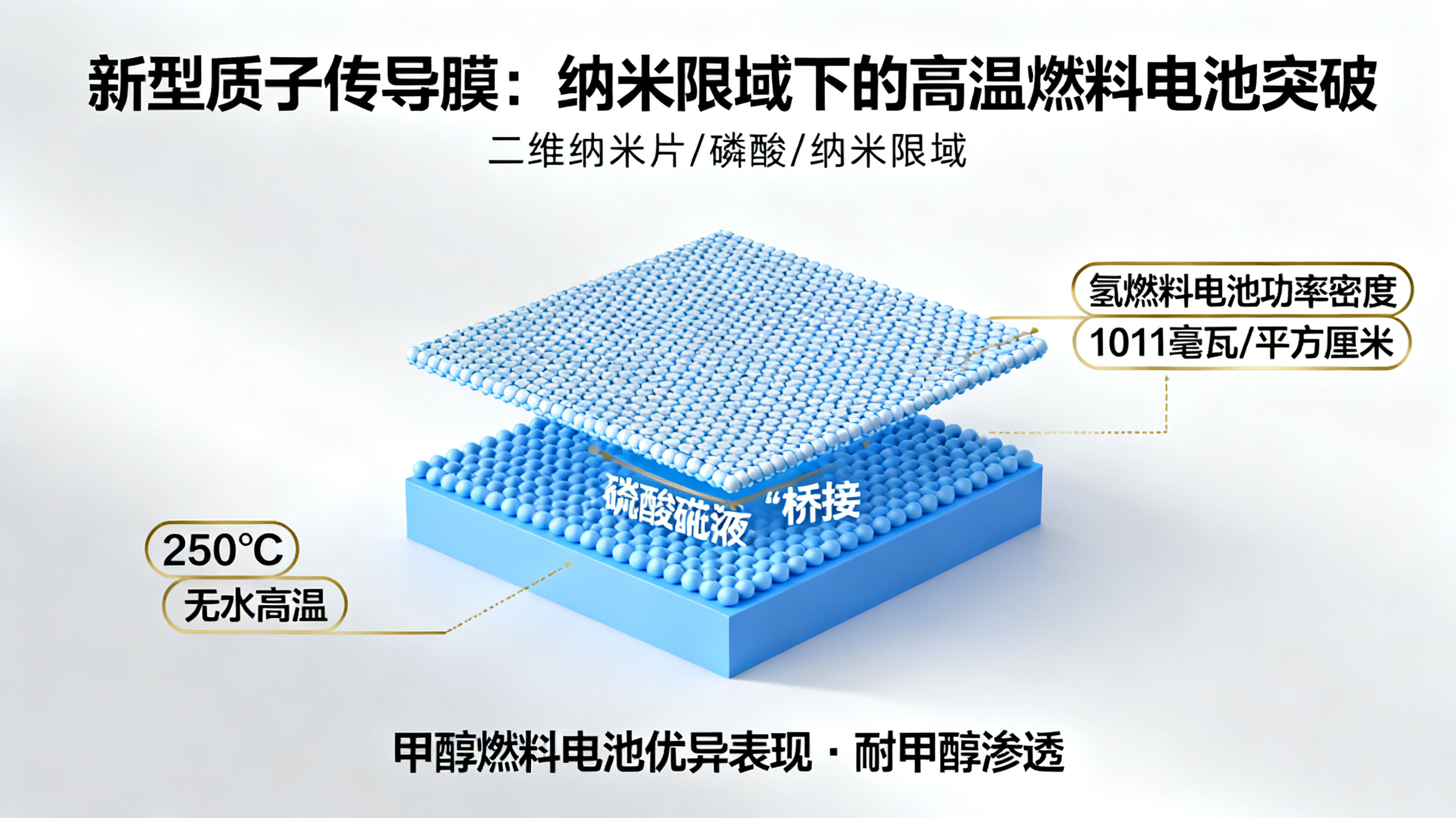 质子“快递”纳米膜，让燃料电池更强劲