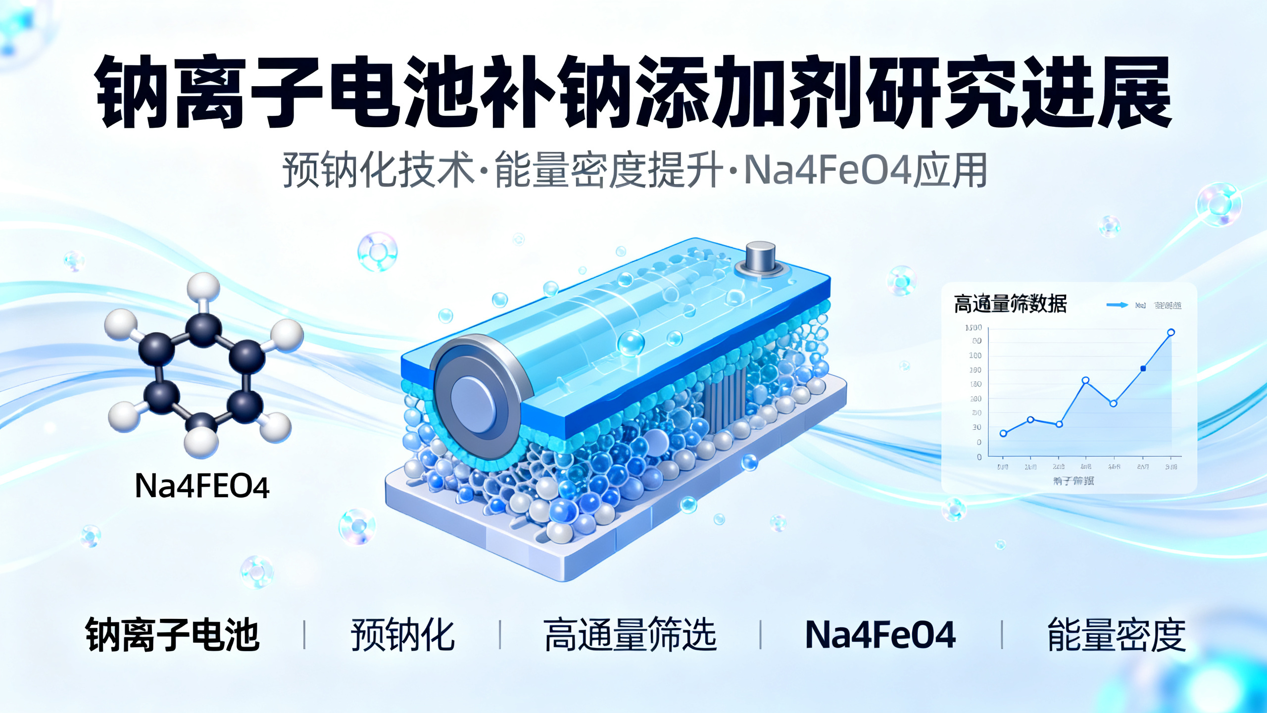 为钠离子电池寻找高效补钠正极添加剂
