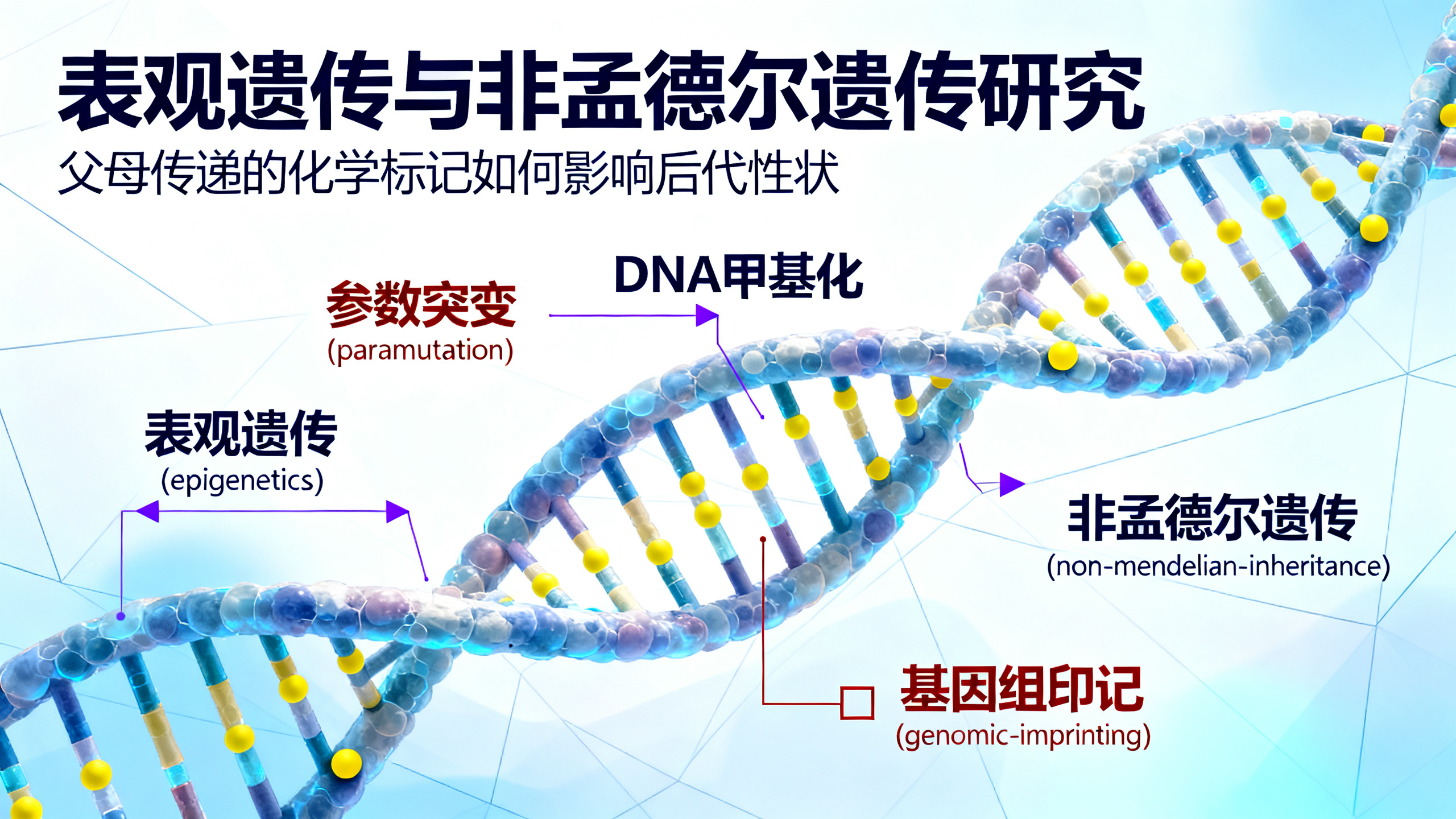 科学家发现一些遗传特征不遵循孟德尔遗传定律