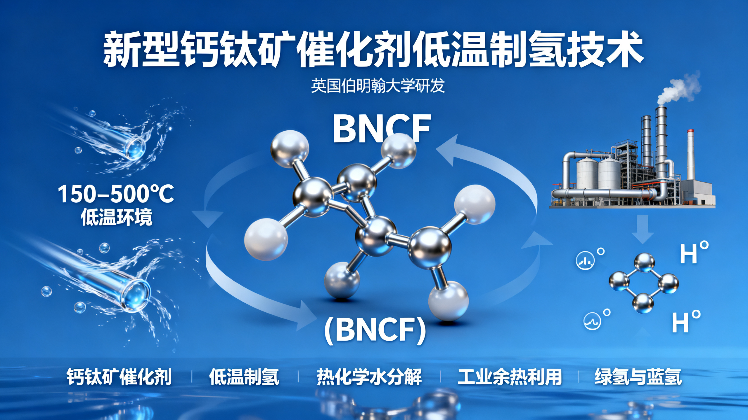 新突破：废热变“氢”洁燃料