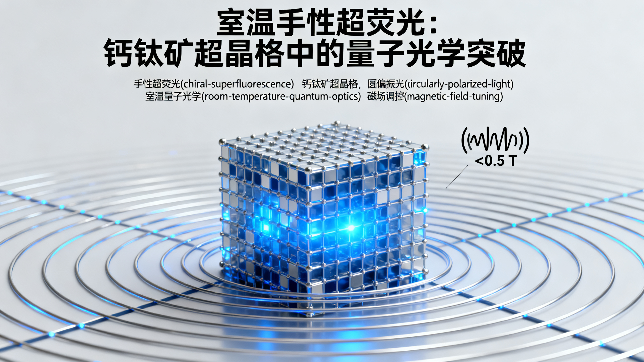 室温下钙钛矿超晶格发出的“手性”超强荧光