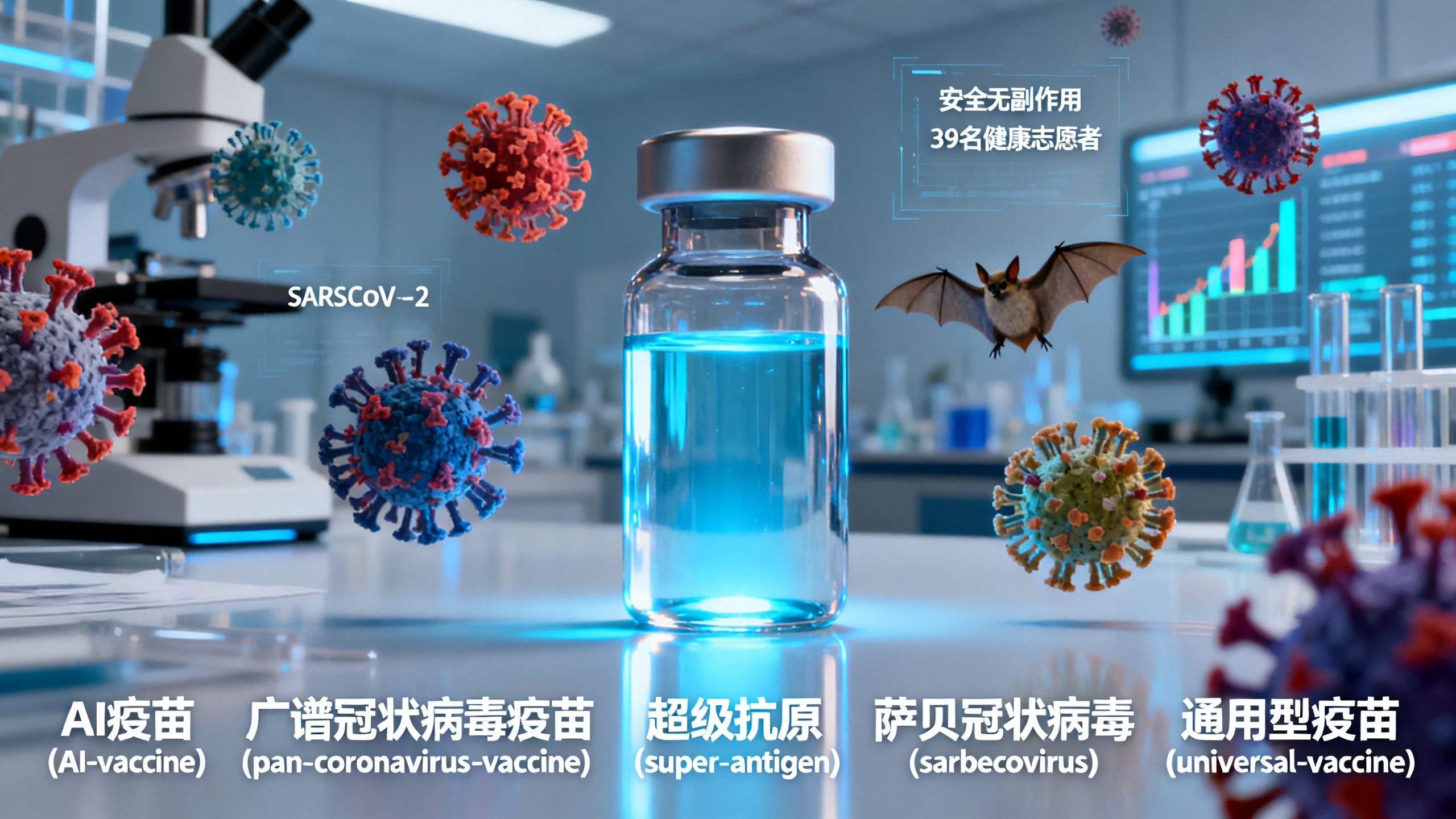 人工智能设计的广谱新冠疫苗通过首次人体试验