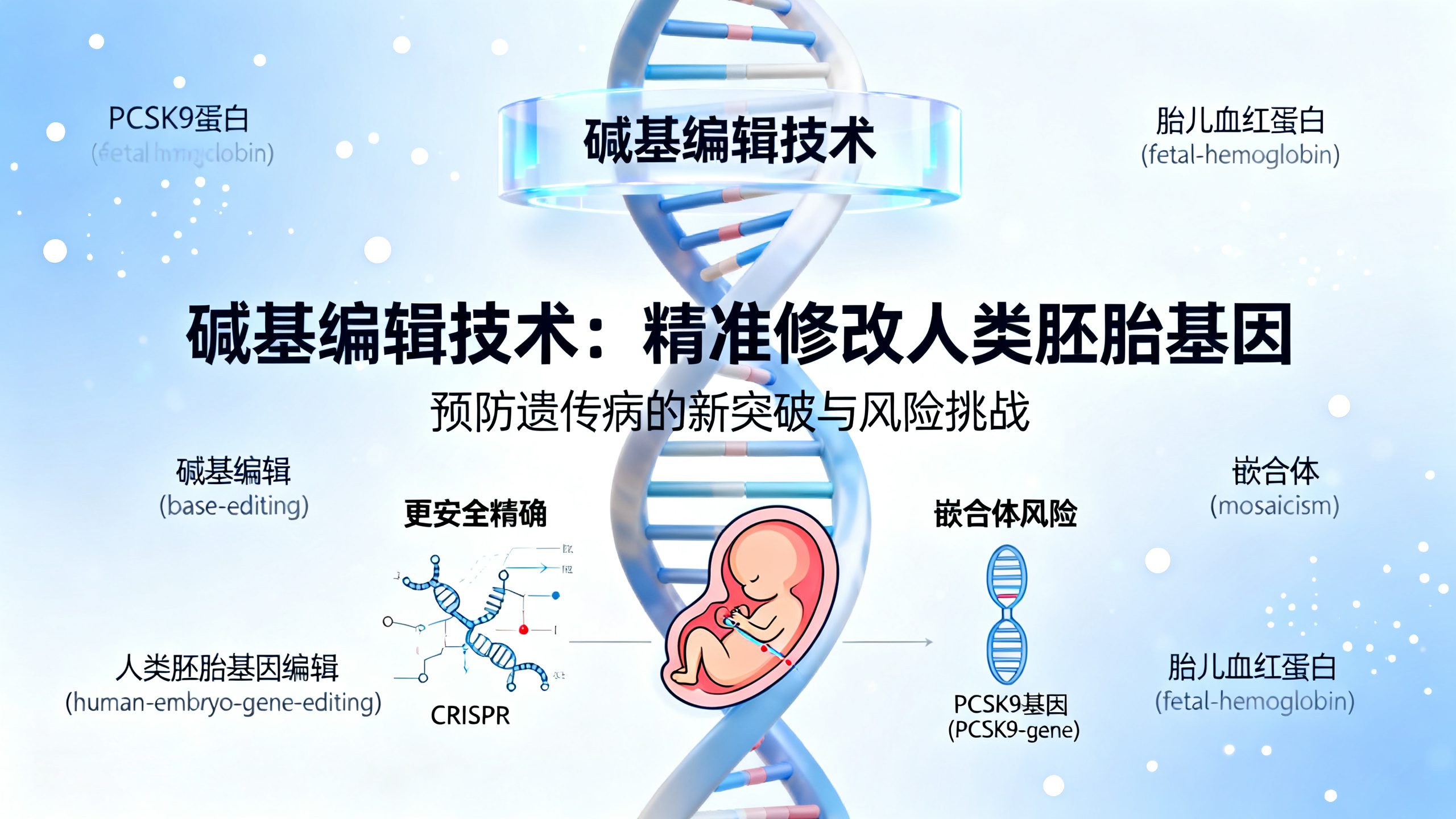 人类胚胎首次精准基因编辑，引发赞誉与担忧