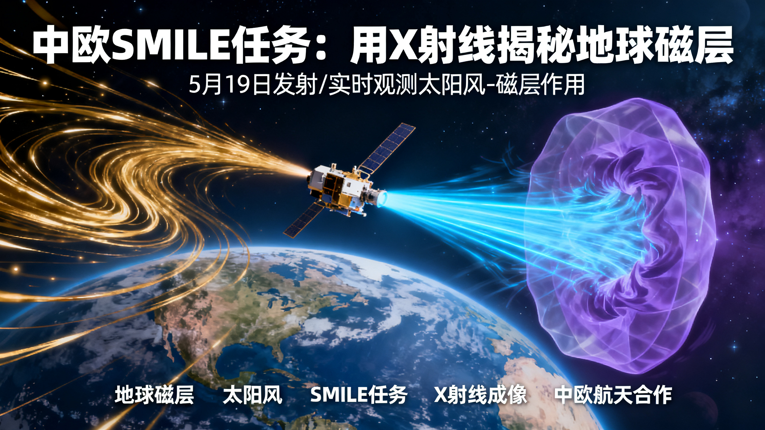 中欧联合探测地球“磁力护盾”真实模样