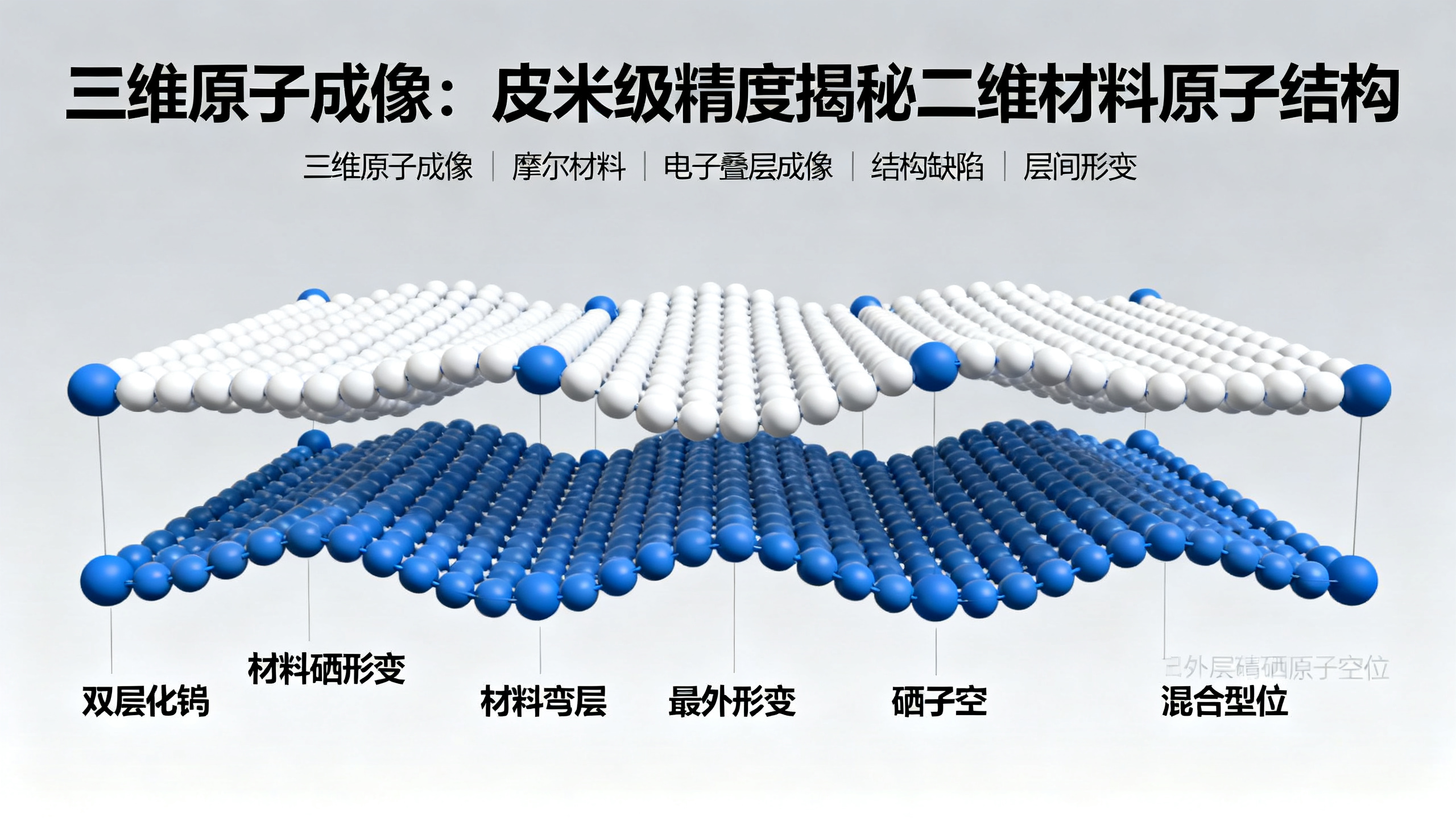 用电子叠层成像技术“看清”材料内部的缺陷和莫尔条纹起伏